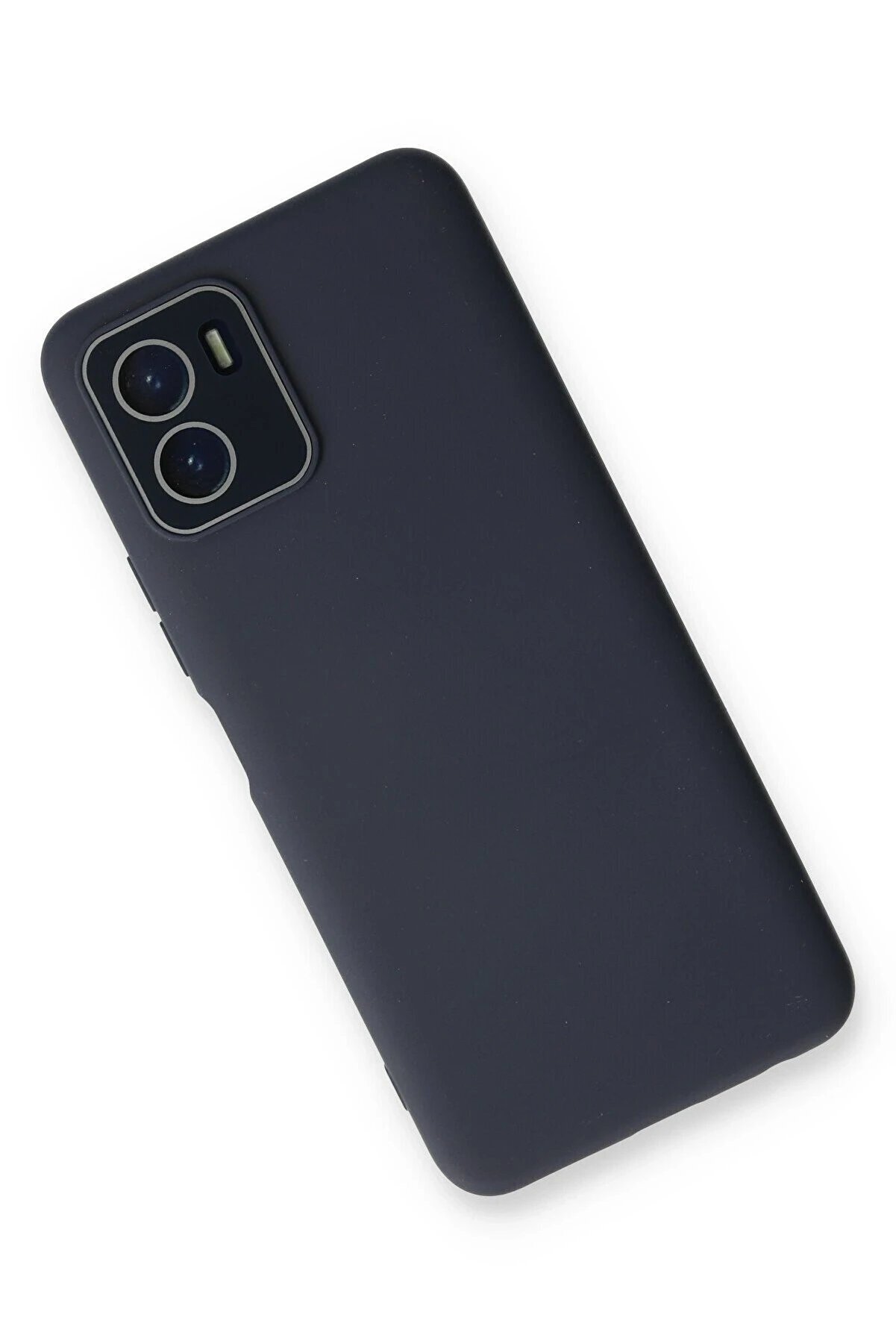 Vi̇vo Y15S Kılıf Lansman Glass Kapak - Laci̇vert - Dropx1689-7588