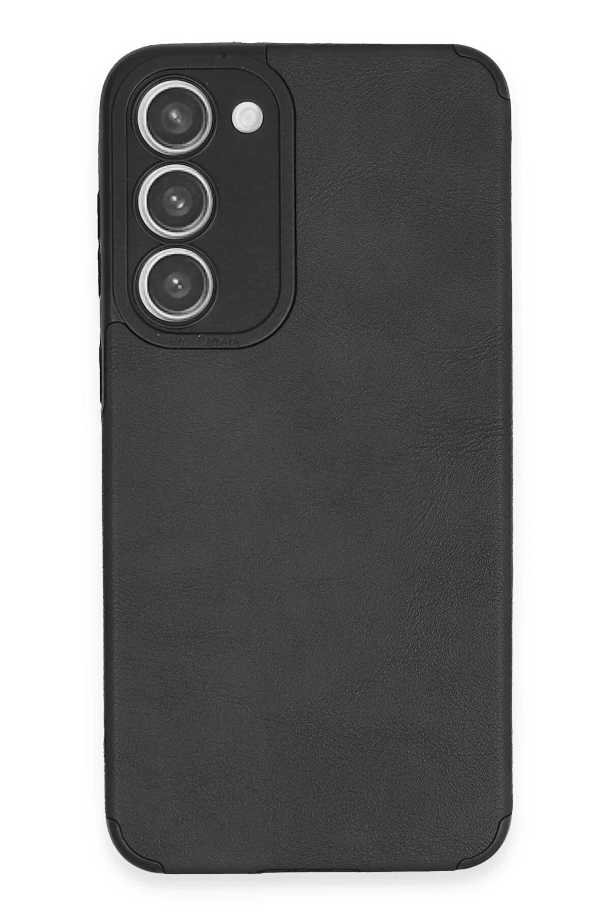 CepteToptan Samsung Galaxy S23 Plus Kılıf Loop Deri Silikon - Siyah - DROPX7107-2264