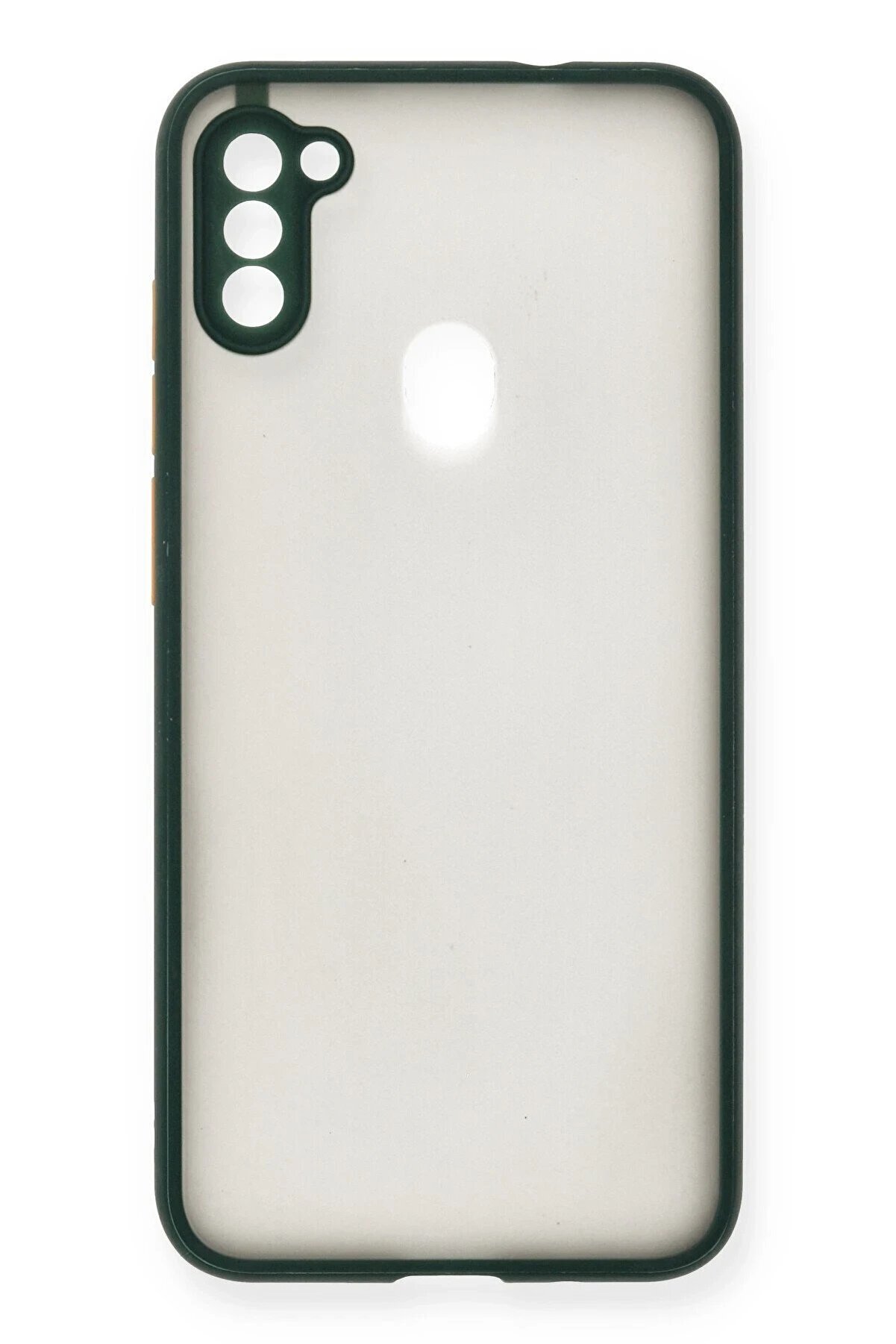 Samsung Galaxy A11 Kılıf Montreal Si̇li̇kon Kapak - Yeşi̇l - Dropx4301-8159