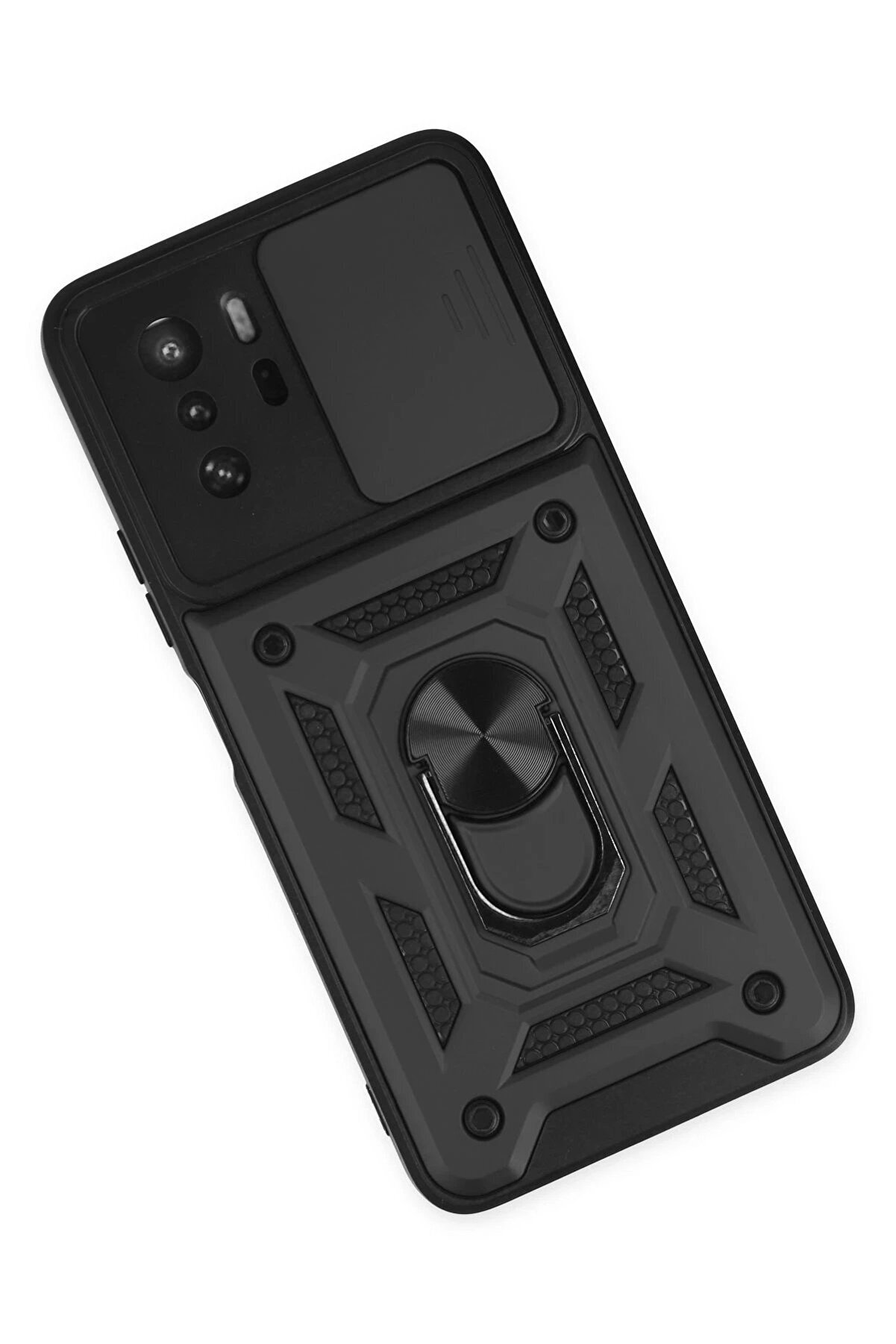 Xi̇aomi̇ Poco X3 Gt Kılıf Pars Lens Y&uuml;z&uuml;kl&uuml; Si̇li̇kon - Si̇yah - Dropx1973-9423