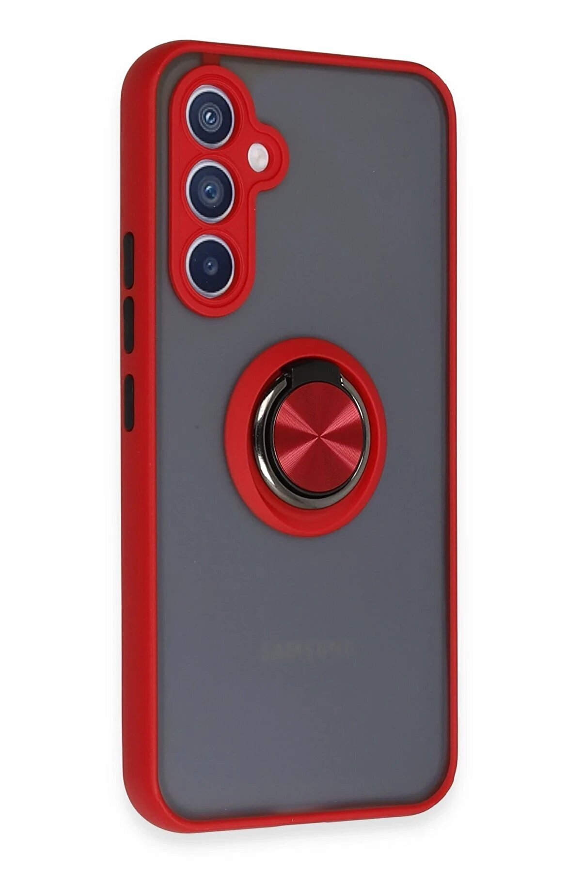 Samsung Galaxy A54 5G Kılıf Montreal Y&uuml;z&uuml;kl&uuml; Si̇li̇kon Kapak - Kırmızı - Dropx2879-9011