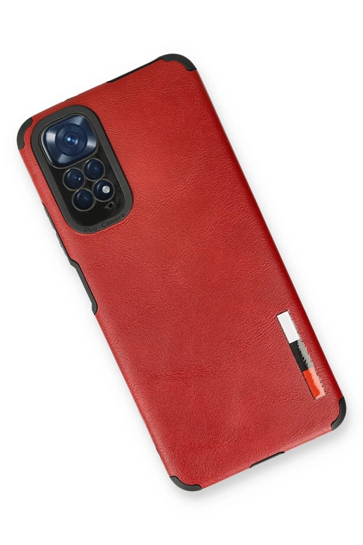 Xi̇aomi̇ Redmi̇ Note 11 Kılıf Loop Deri̇ Si̇li̇kon - Kırmızı - Dropx4104-6437