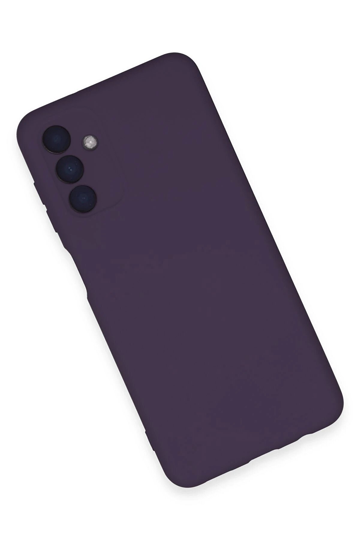 Samsung Galaxy A24 4G Kılıf Nano İçi̇ Kadi̇fe Si̇li̇kon - Mor - Dropx8978-7234