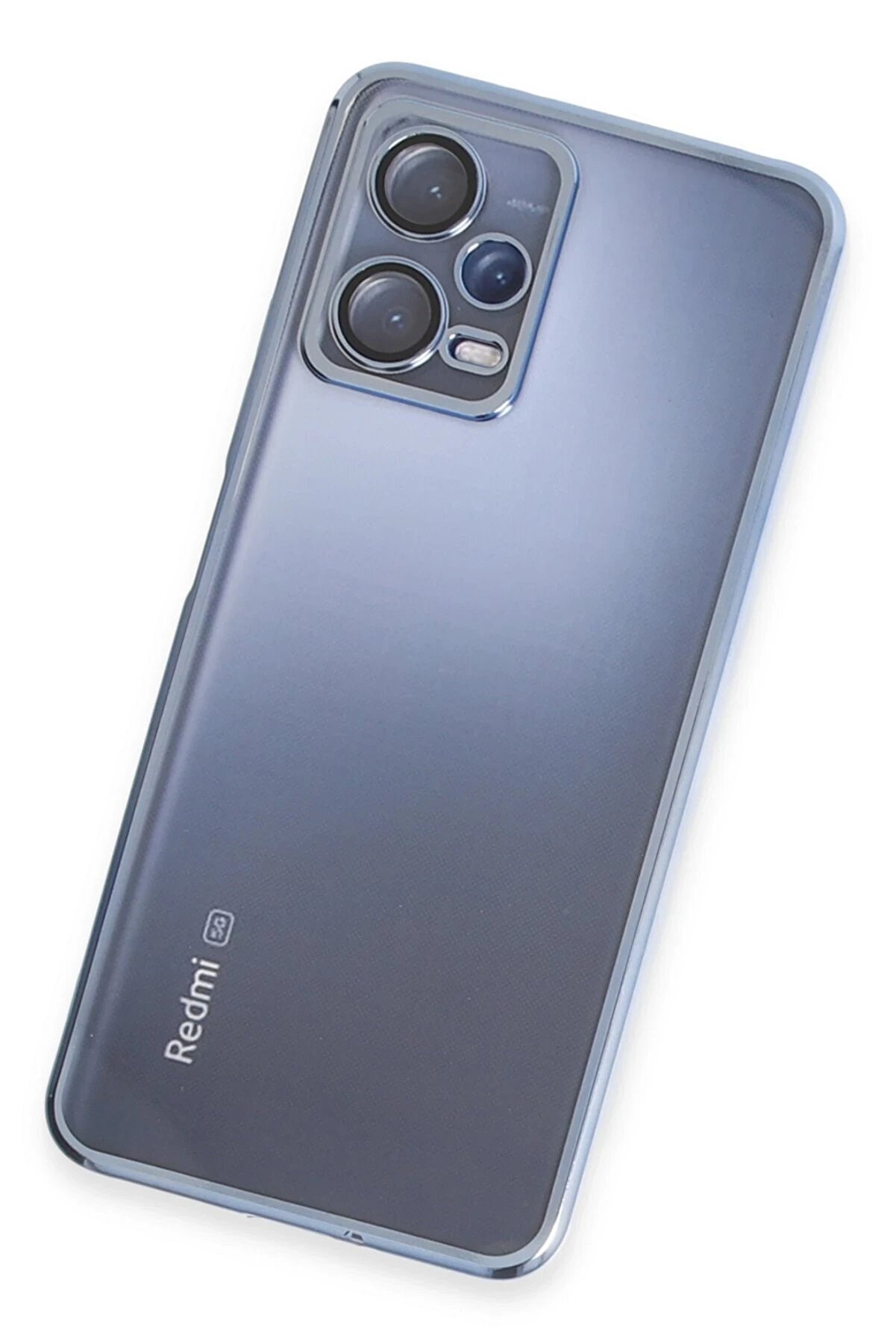 Xi̇aomi̇ Redmi̇ Note 12 5G Kılıf Lensli̇ Si̇li̇kon - Açık Mavi̇ - Dropx1081-1352