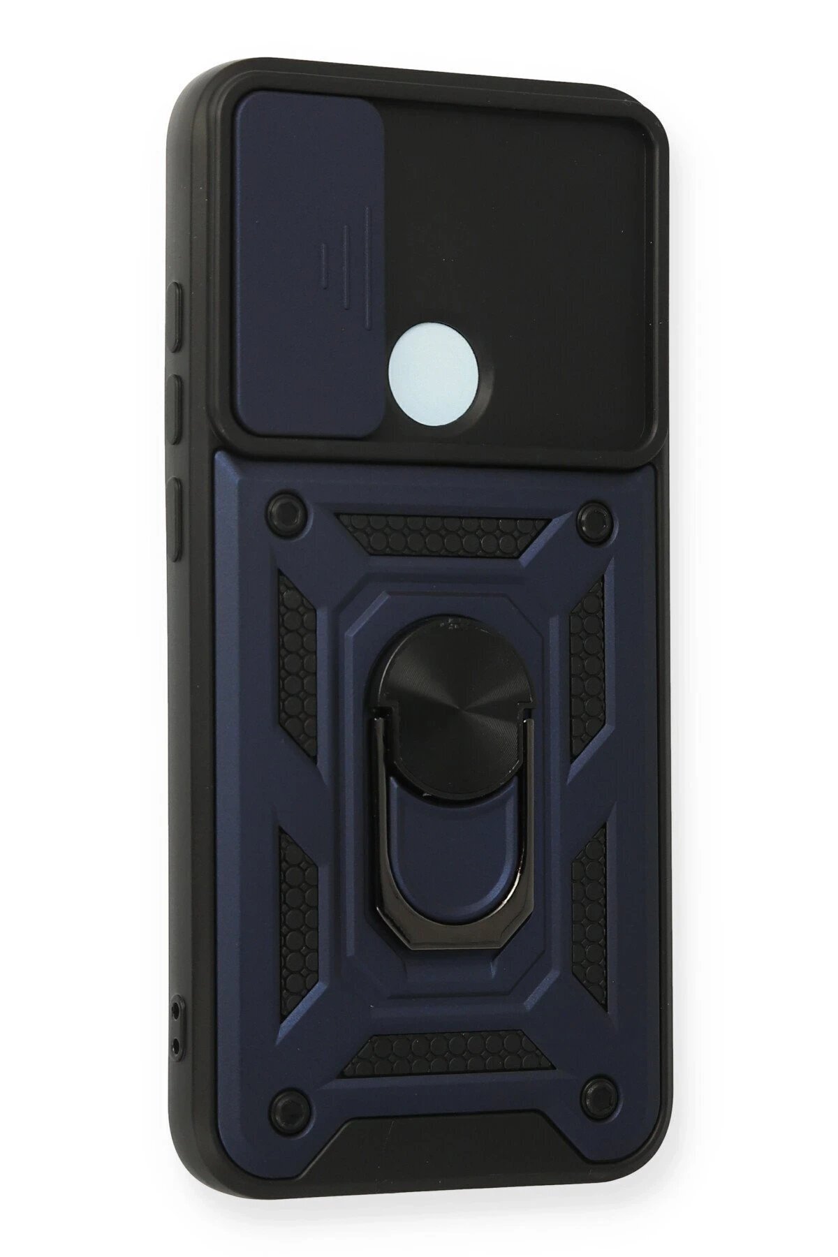 Xi̇aomi̇ Redmi̇ Note 8 Kılıf Pars Lens Y&uuml;z&uuml;kl&uuml; Si̇li̇kon - Laci̇vert - Dropx4793-6701