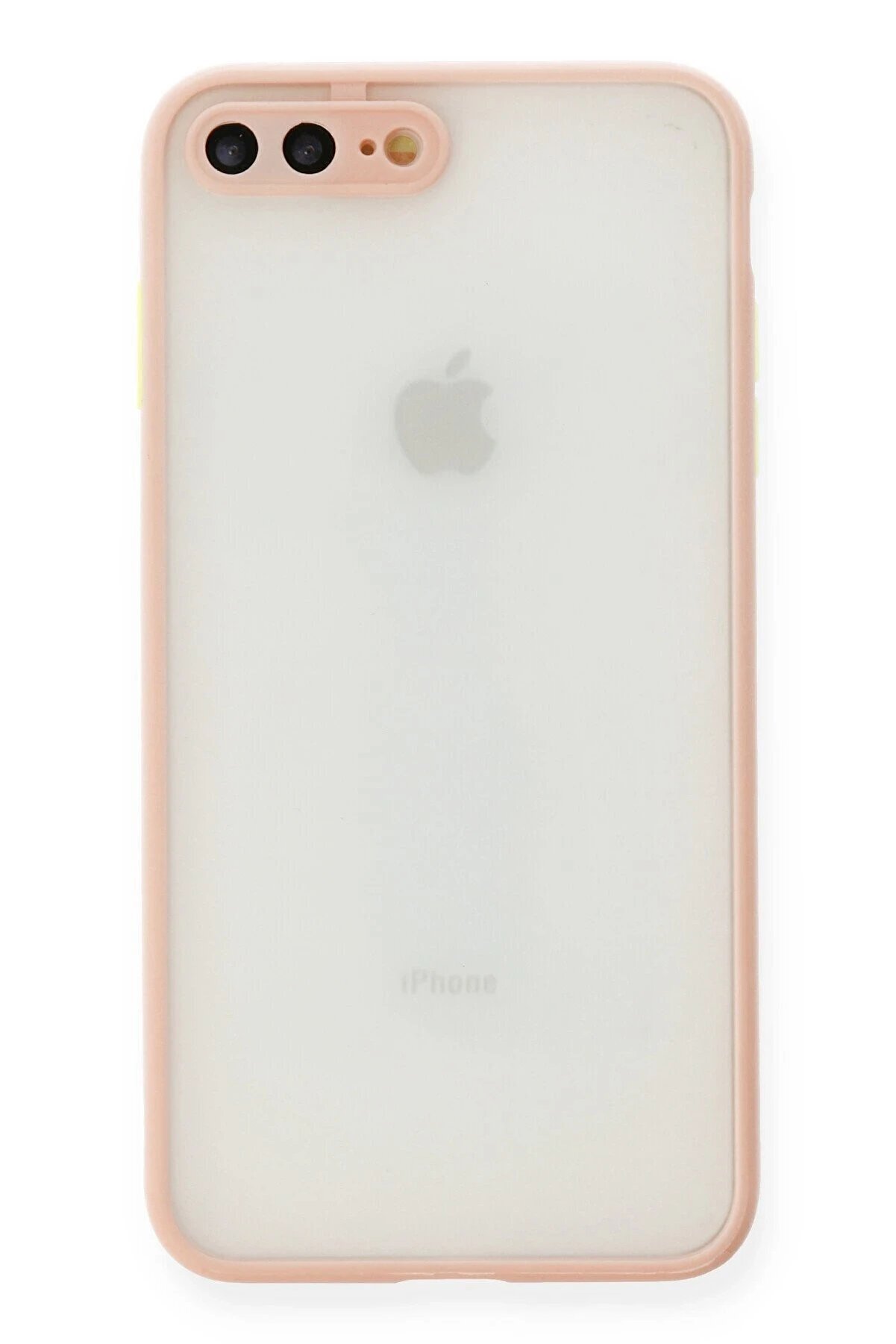 CepteToptan iPhone 7 Plus Kılıf Montreal Silikon Kapak - Pembe - DROPX3412-3110