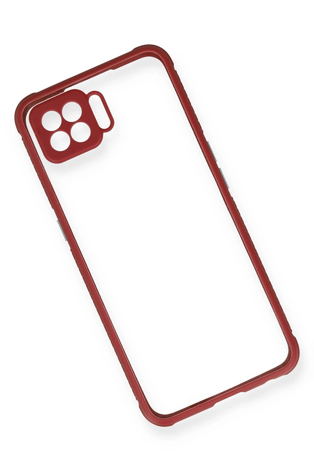 Oppo A73 Kılıf Mi̇ami̇ Şeffaf Si̇li̇kon - Fuşya - Dropx1943-7557