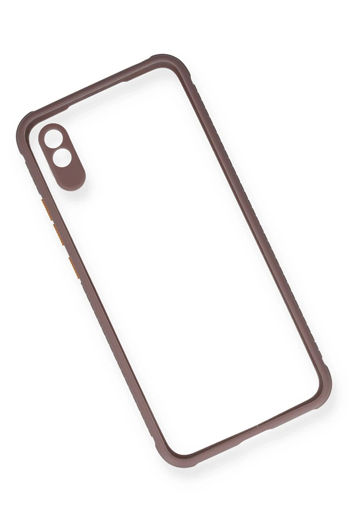 Xi̇aomi̇ Redmi̇ 9A Kılıf Mi̇ami̇ Şeffaf Si̇li̇kon - Açık Mor - Dropx9661-7403