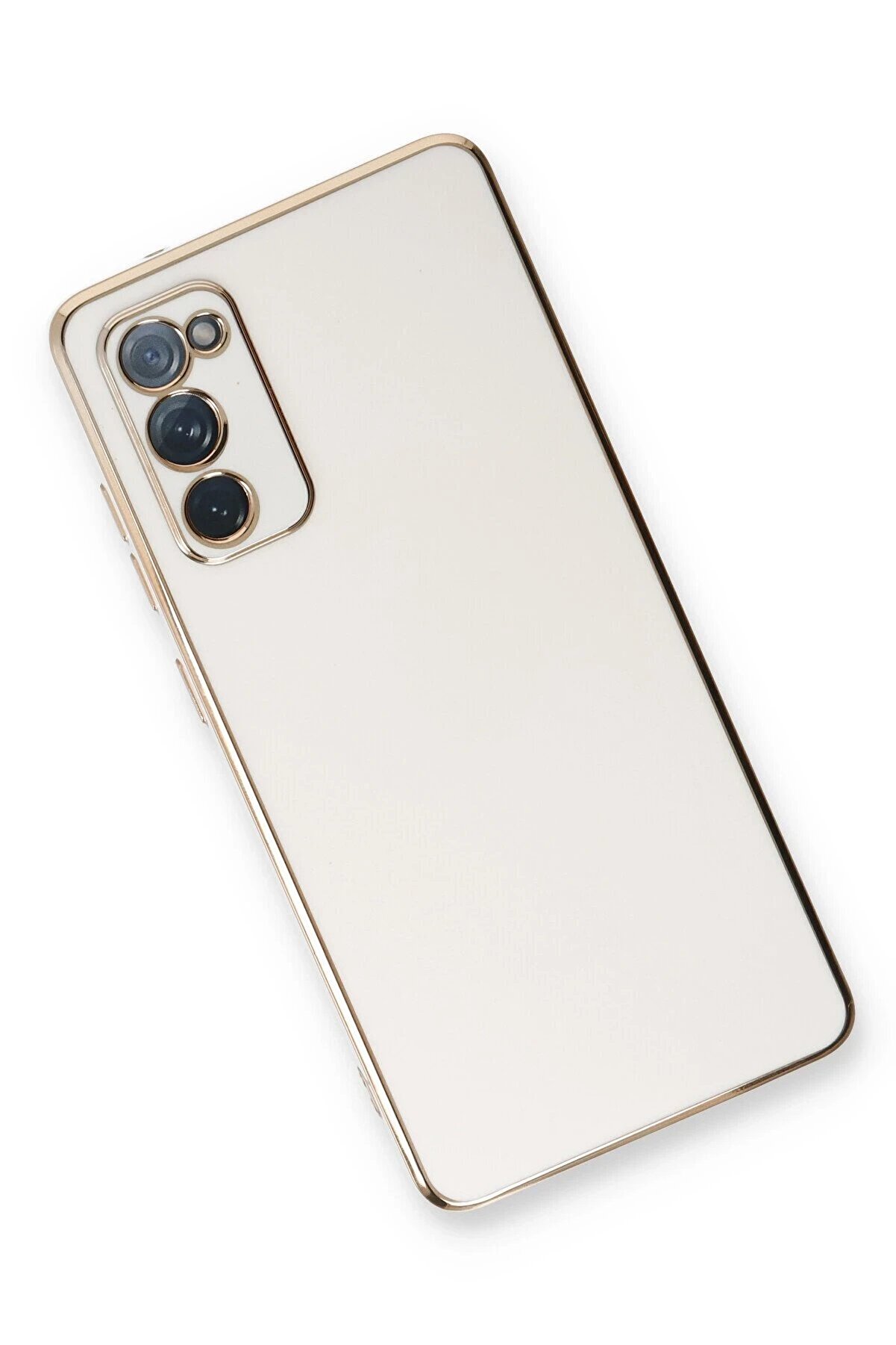 Samsung Galaxy S20 Fe Kılıf Volet Si̇li̇kon - Beyaz - Dropx8072-2535