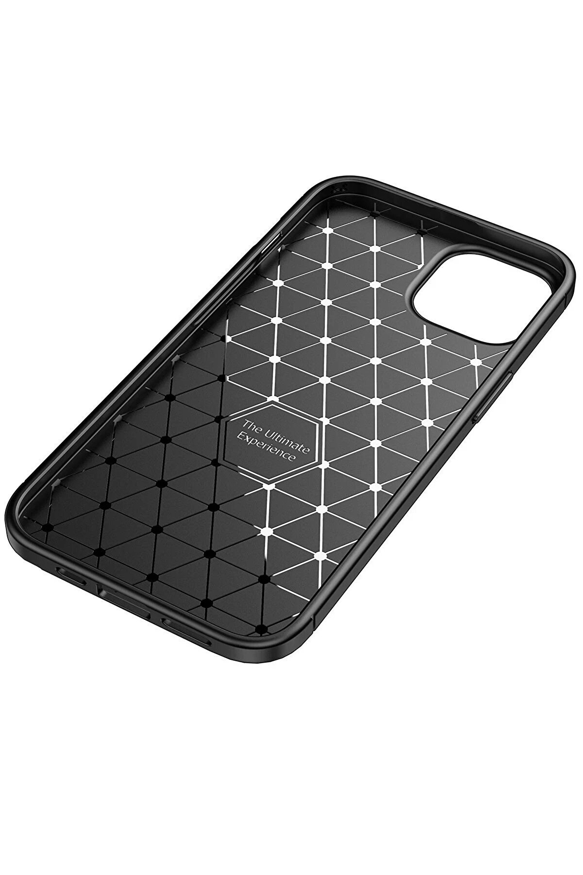 İphone 14 Plus Kılıf Auto Focus Karbon Kapak - Si̇yah - Dropx2506-3724