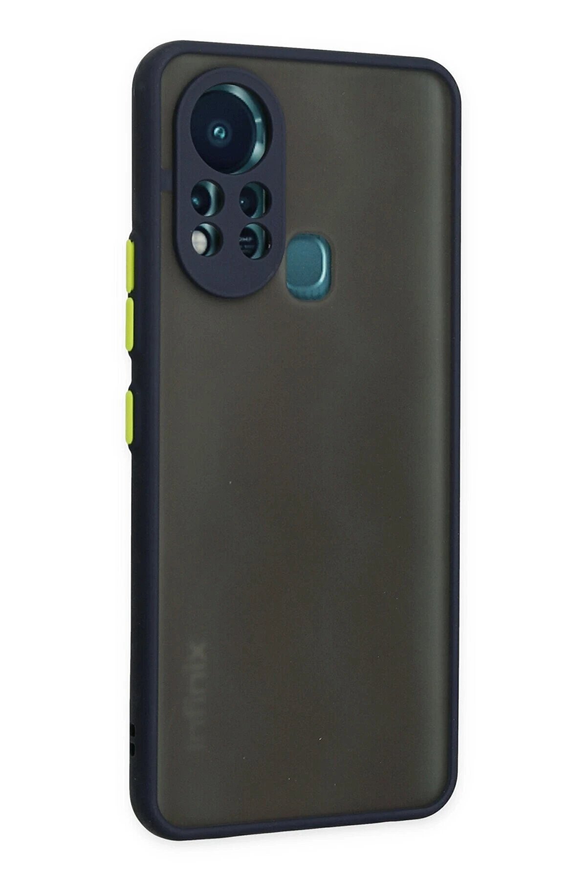 İnfi̇ni̇x Hot 11S Kılıf Montreal Si̇li̇kon Kapak - Laci̇vert - Dropx9200-4138