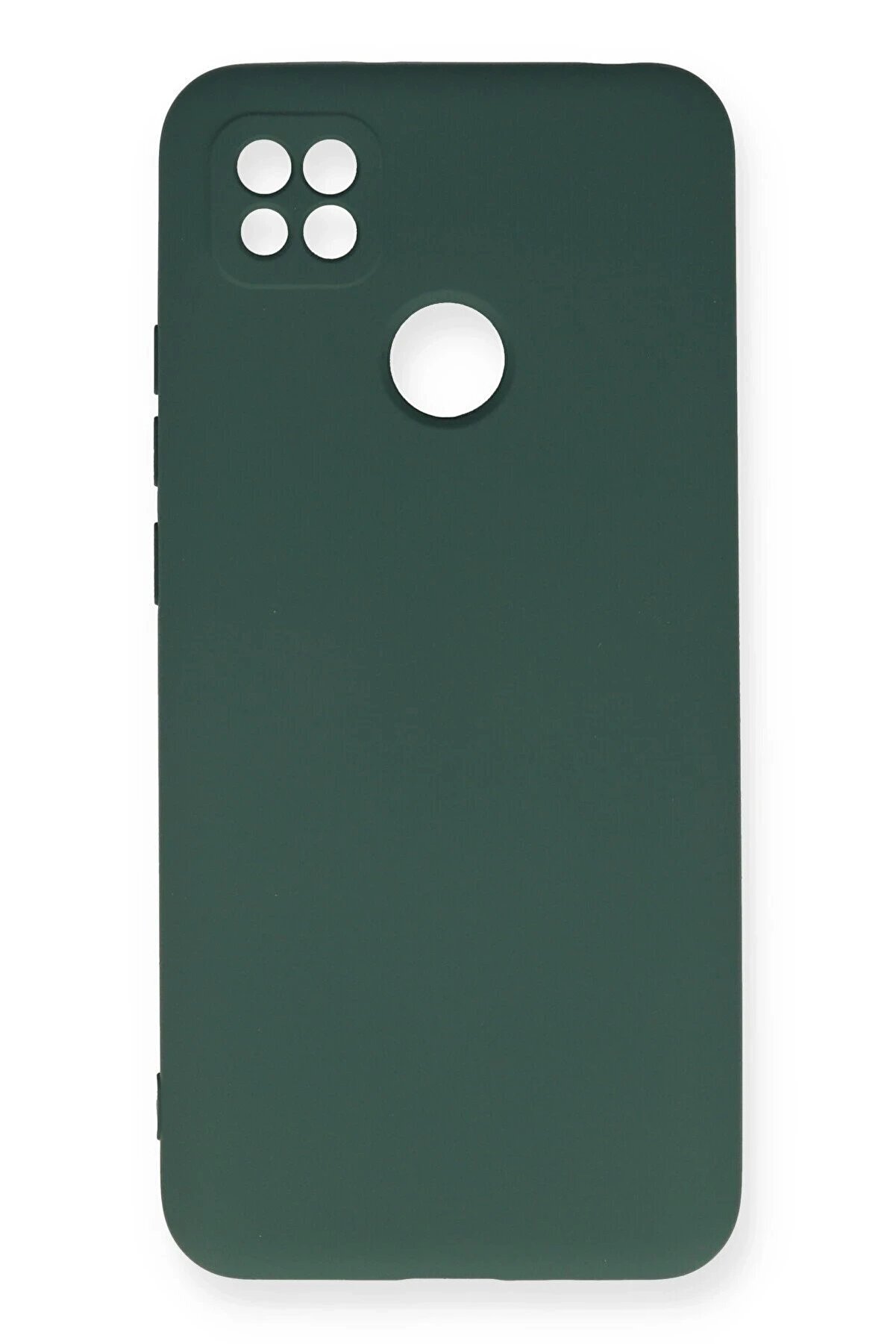 CepteToptan Xiaomi Redmi 9C Kılıf Nano içi Kadife Silikon - Koyu Yeşil - DROPX5325-6082