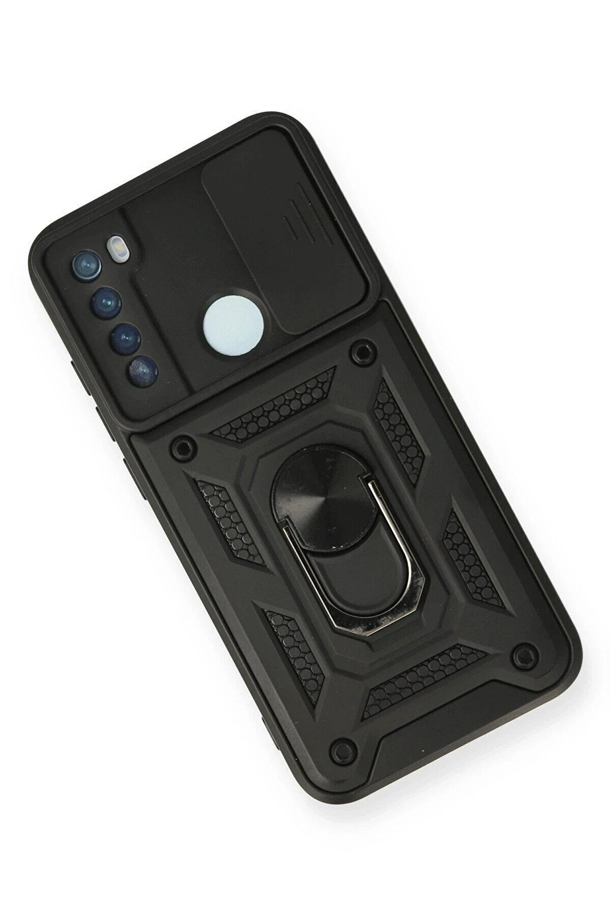 Xi̇aomi̇ Redmi̇ Note 8 Kılıf Pars Lens Y&uuml;z&uuml;kl&uuml; Si̇li̇kon - Si̇yah - Dropx9212-9016