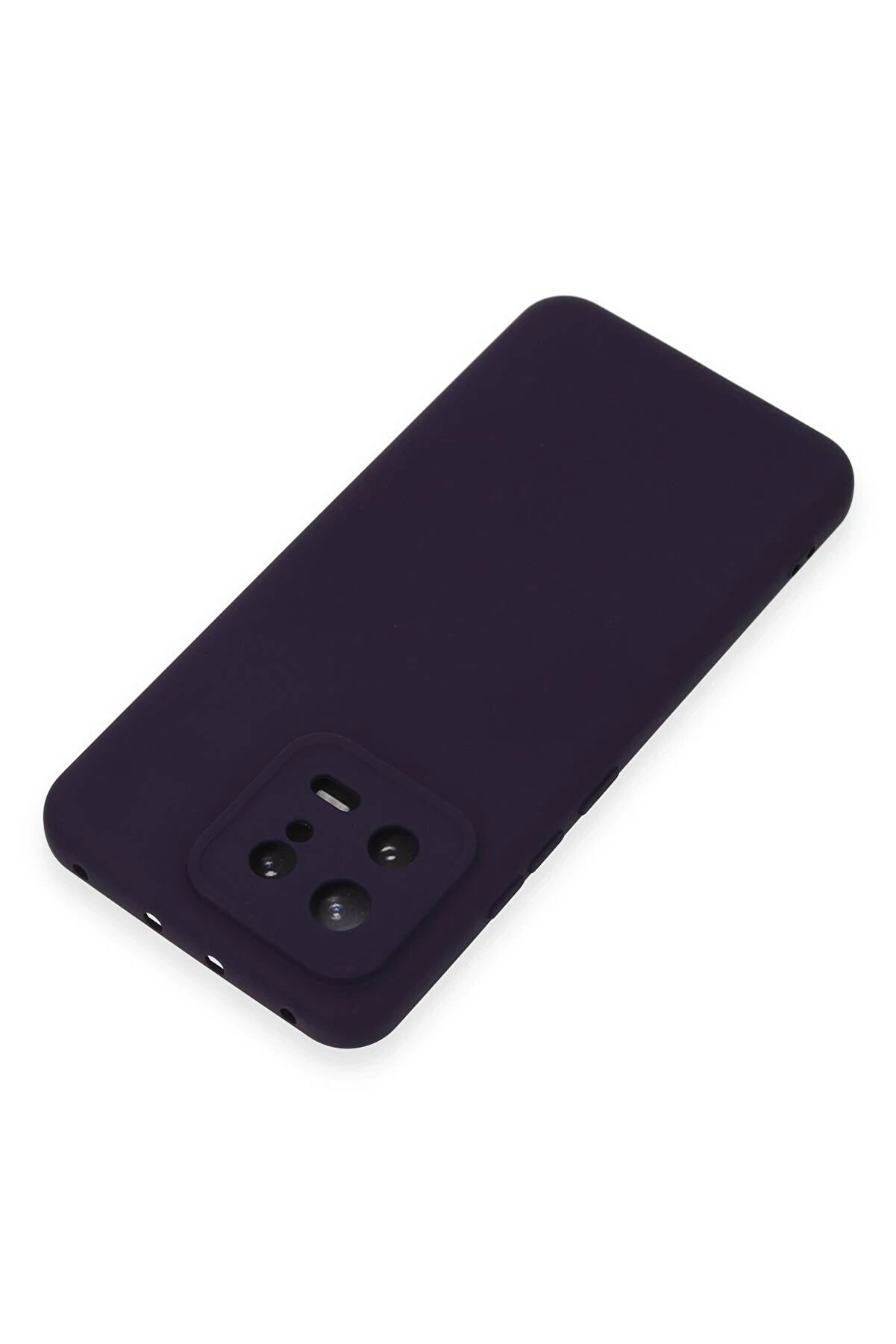 Xi̇aomi̇ Mi̇ 13 Kılıf Nano İçi̇ Kadi̇fe Si̇li̇kon - Mor - Dropx3284-1420