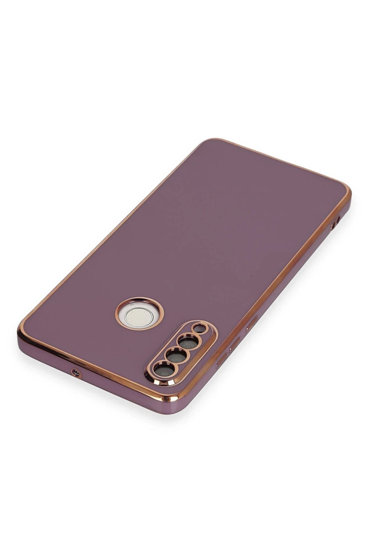 Huawei̇ P30 Li̇te Kılıf Volet Si̇li̇kon - Mor - Dropx9601-5932
