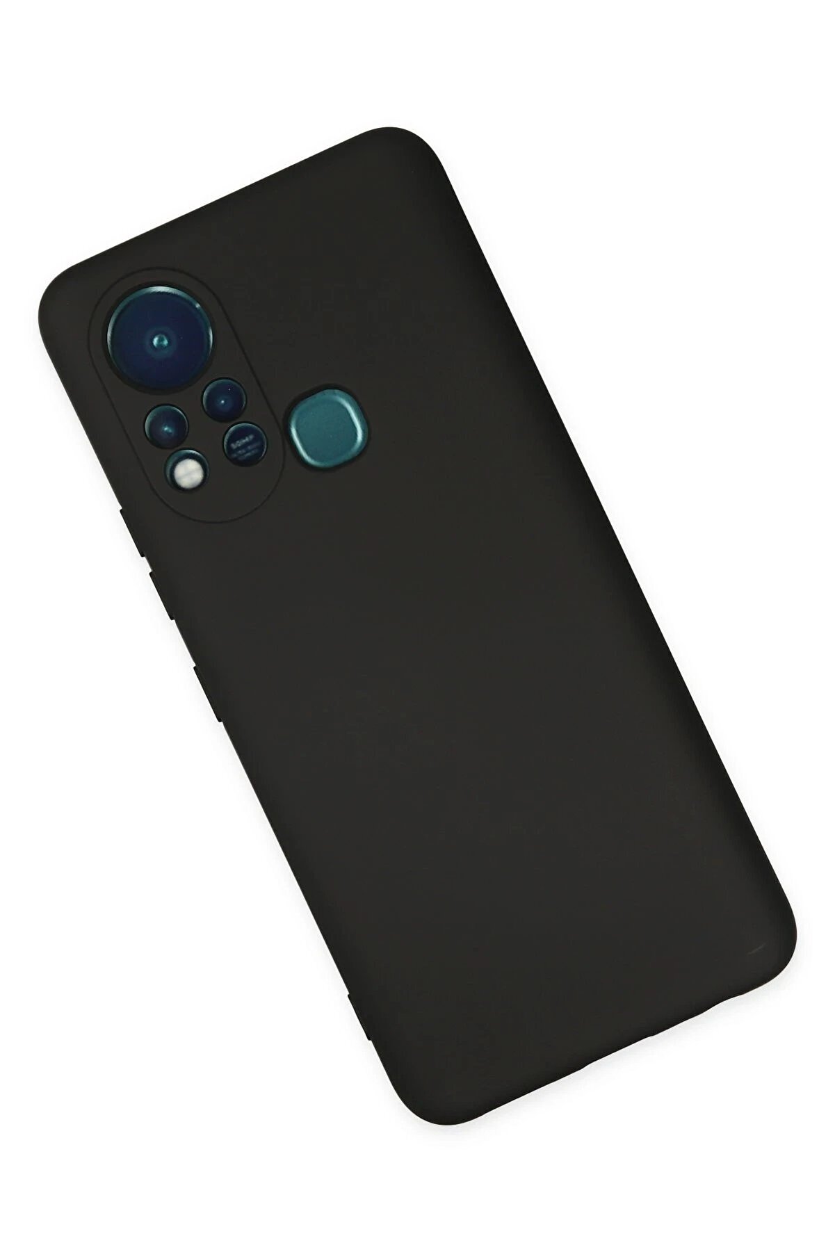 İnfi̇ni̇x Hot 11S Kılıf Nano İçi̇ Kadi̇fe Si̇li̇kon - Si̇yah - Dropx6821-6466