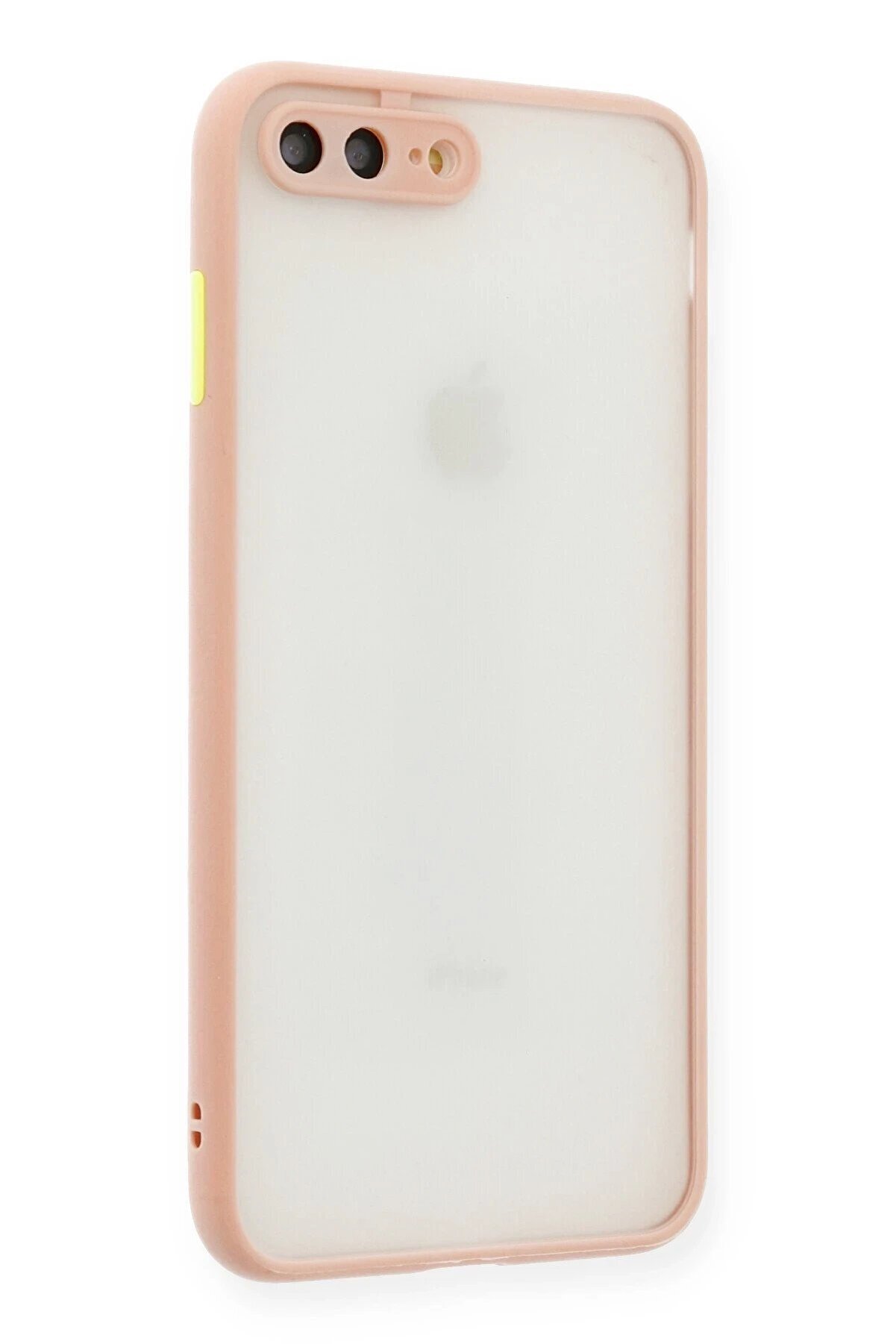 İphone 7 Plus Kılıf Montreal Si̇li̇kon Kapak - Pembe - Dropx3412-3110