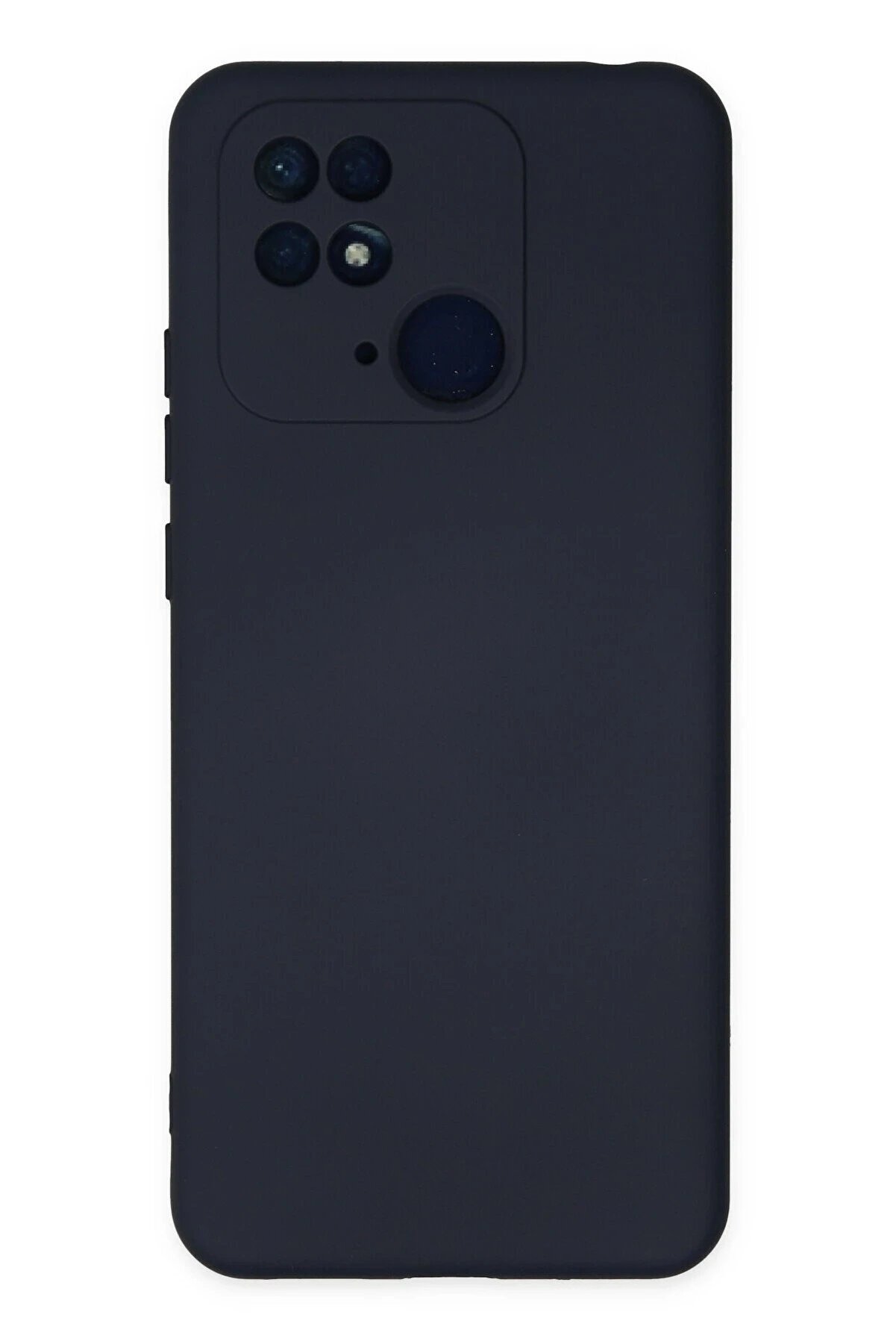 CepteToptan Xiaomi Redmi 10C Kılıf Nano içi Kadife Silikon - Lacivert - DROPX6588-3385