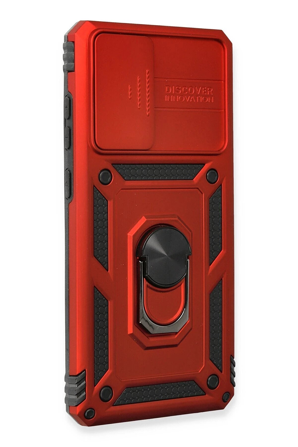 Samsung Galaxy A73 5G Kılıf Pars Lens Yüzüklü Si̇li̇kon - Kırmızı - Dropx1855-1063