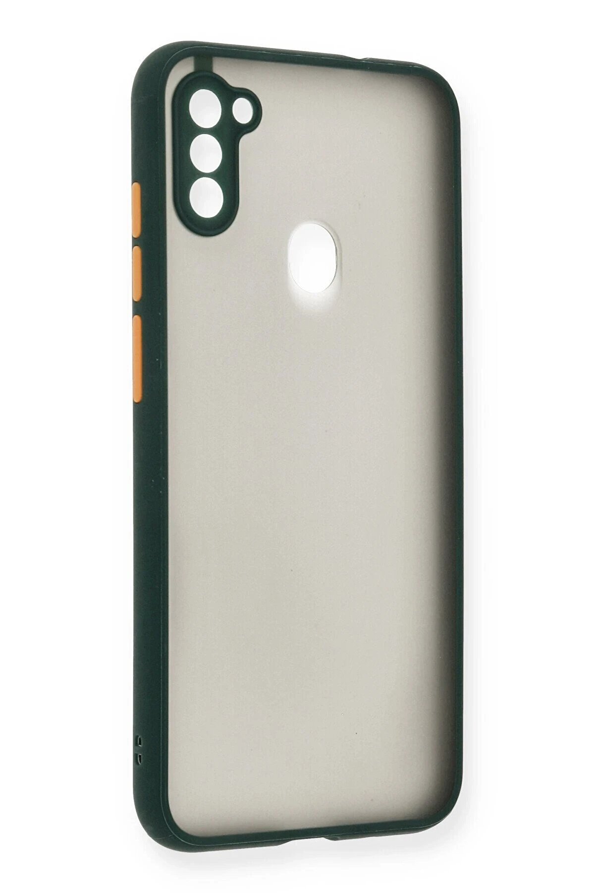 CepteToptan Samsung Galaxy A11 Kılıf Montreal Silikon Kapak - Yeşil - DROPX4301-8159