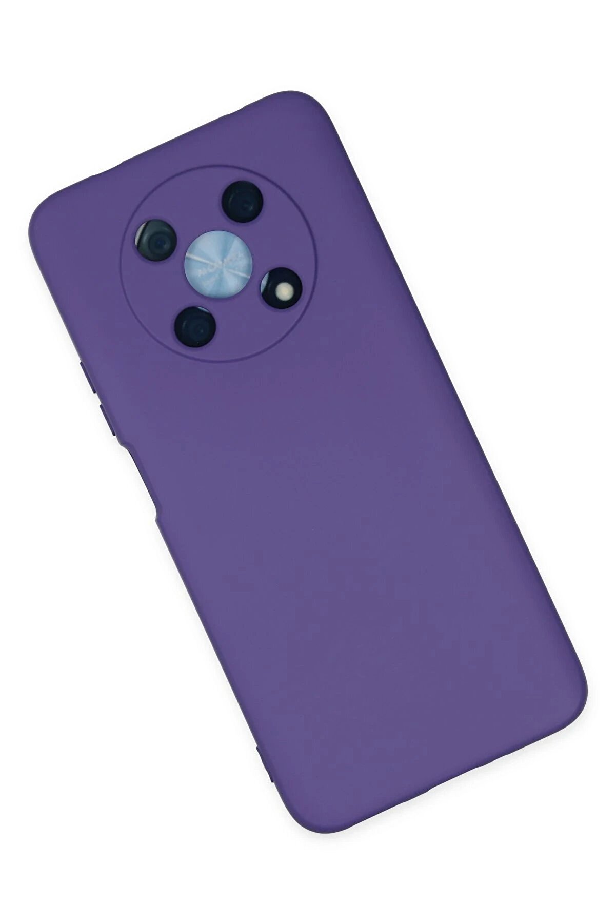 Huawei̇ Nova Y90 Kılıf Nano İçi̇ Kadi̇fe Si̇li̇kon - Mor - Dropx6577-9304