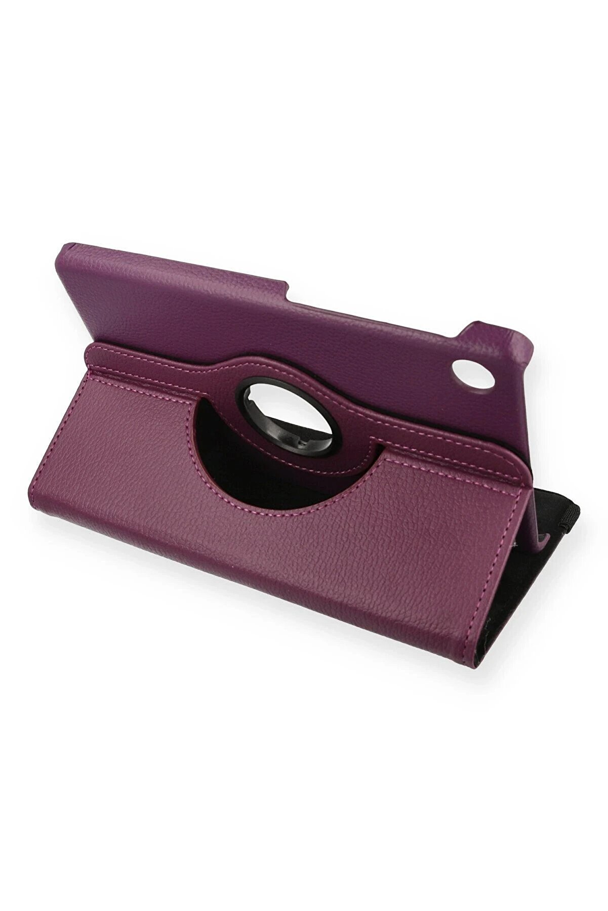 CepteToptan Huawei MatePad T8 8 Kılıf 360 Tablet Deri Kılıf - Mürdüm - DROPX9411-2239