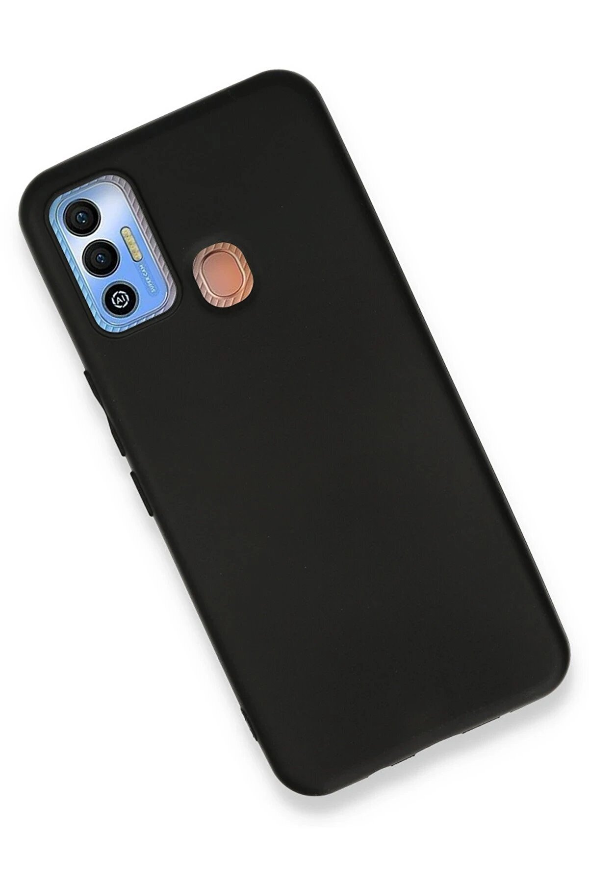 Tecno Spark 7T Kılıf Fi̇rst Si̇li̇kon - Si̇yah - Dropx4753-1327