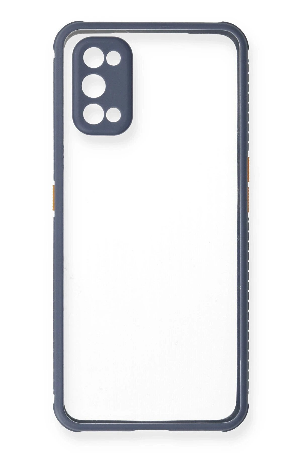 Realme 7 Pro Kılıf Mi̇ami̇ Şeffaf Si̇li̇kon - Gri̇ - Dropx2014-3363