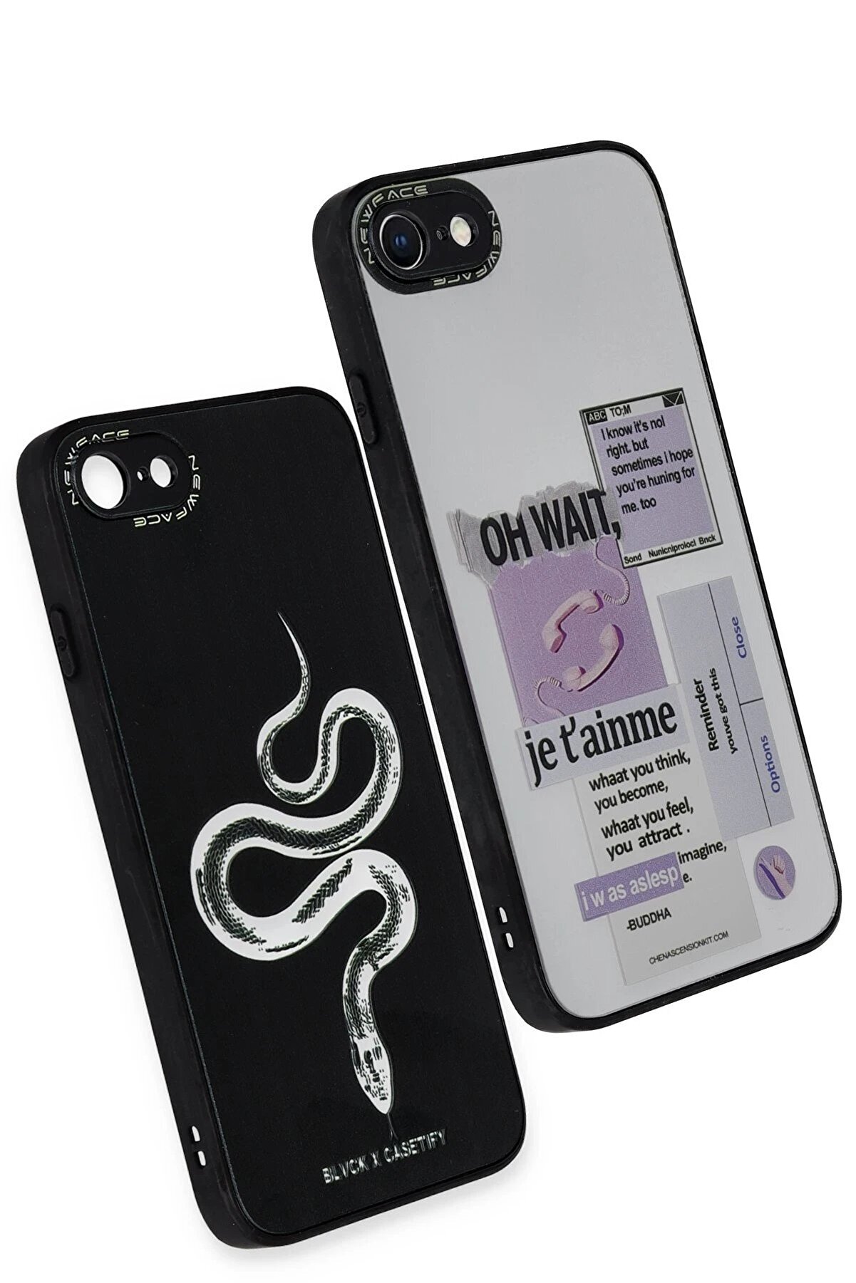 İphone 7 Kılıf Mi̇rror Desenli̇ Kapak - Mi̇rror - 4 - Dropx6733-8638