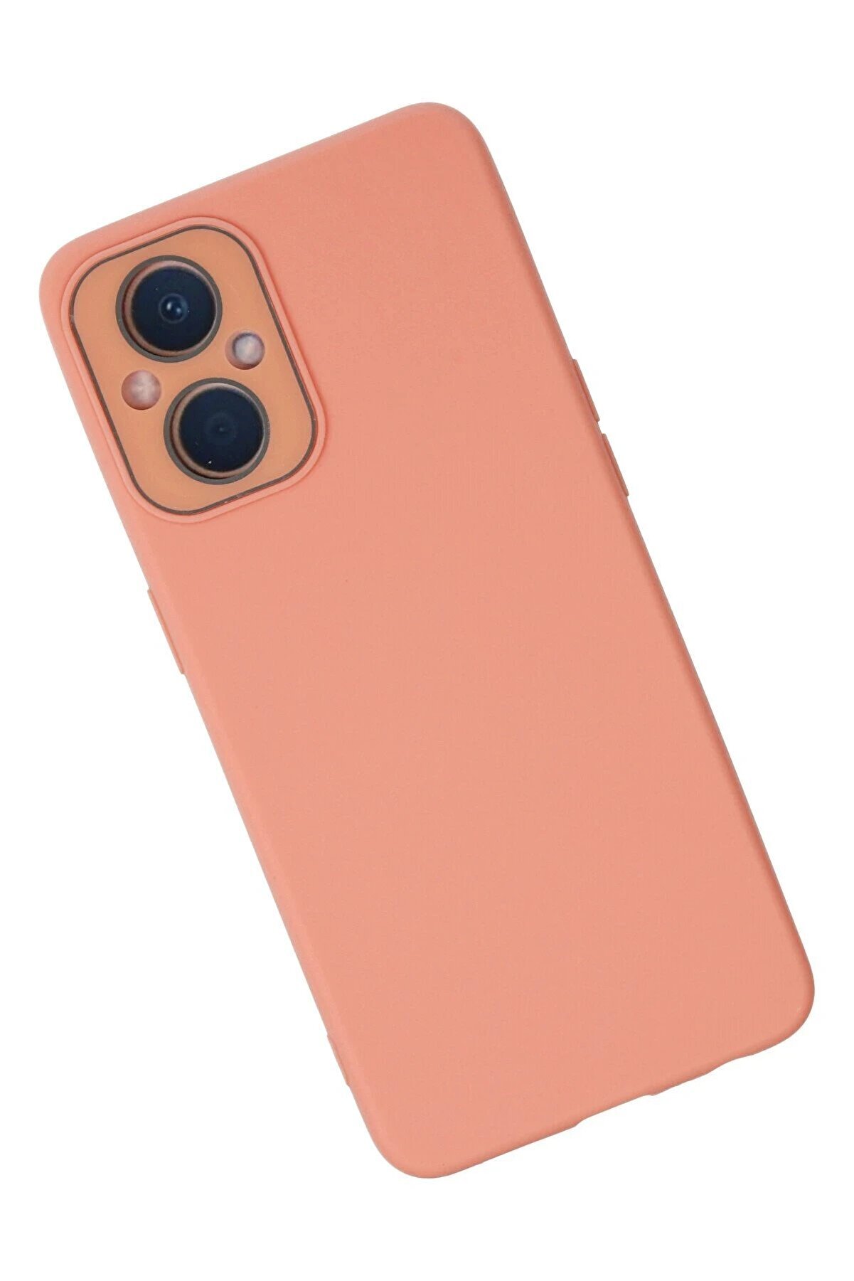 Oppo Reno 7 Li̇te Kılıf Lansman Glass Kapak - Pembe - Dropx2659-6852