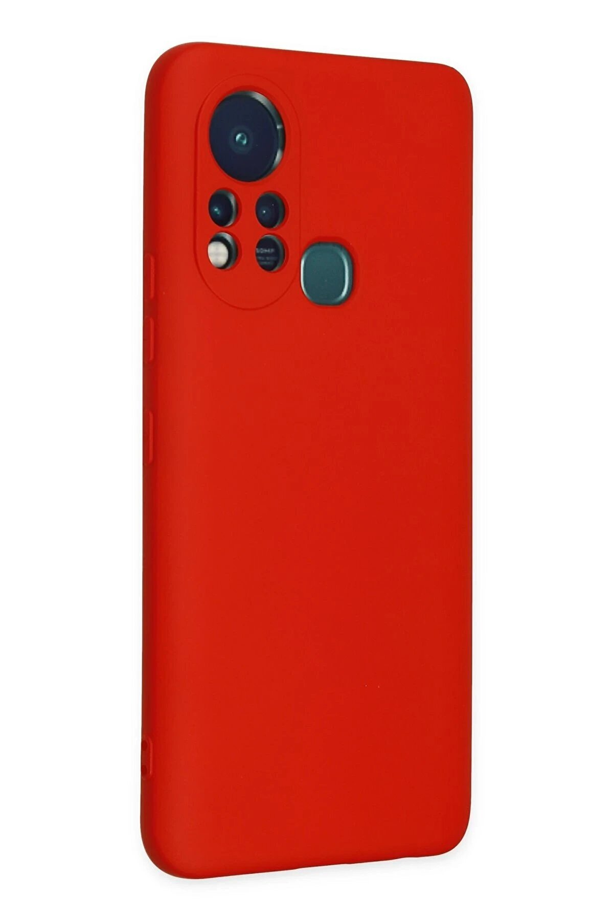 İnfi̇ni̇x Hot 11S Kılıf Nano İçi̇ Kadi̇fe Si̇li̇kon - Kırmızı - Dropx9721-7940