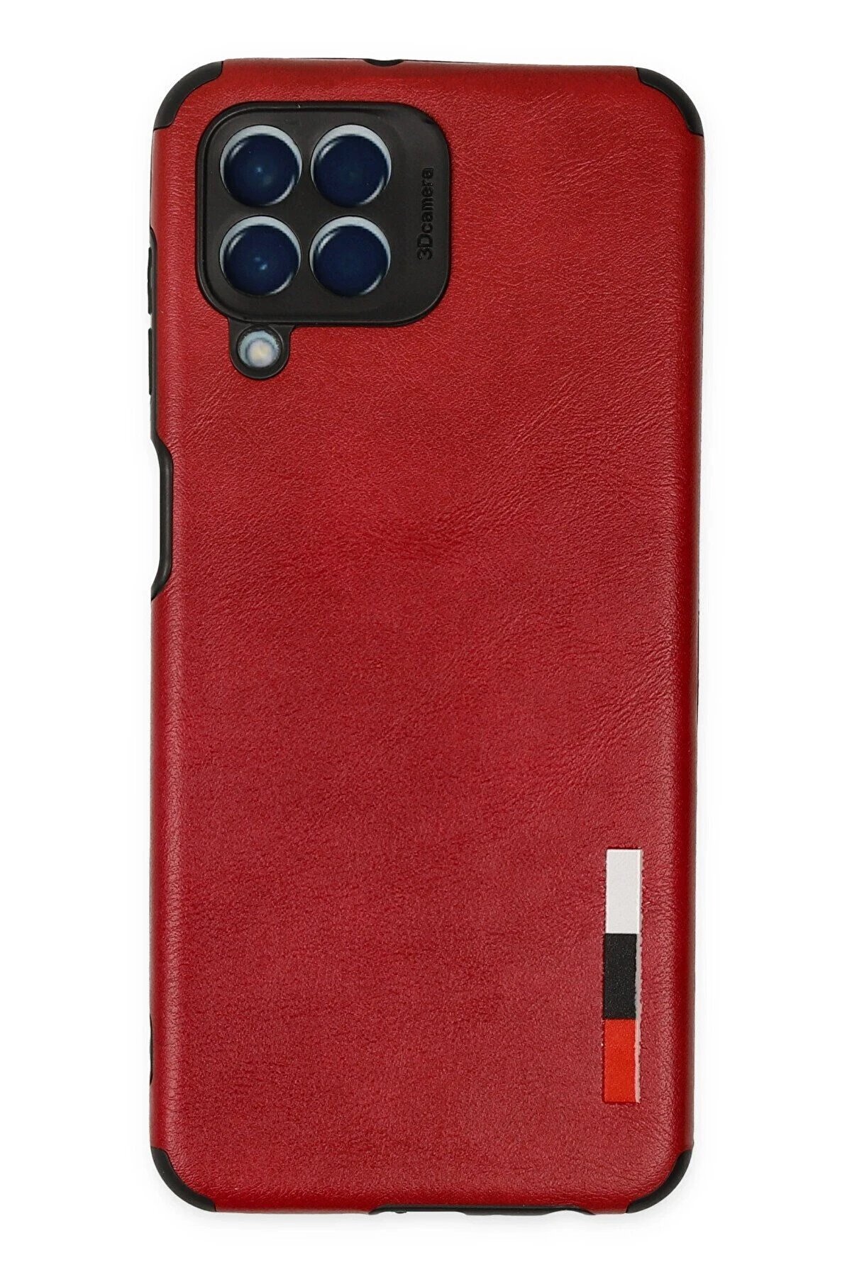 CepteToptan Samsung Galaxy M33 Kılıf Loop Deri Silikon - Kırmızı - DROPX3837-4127