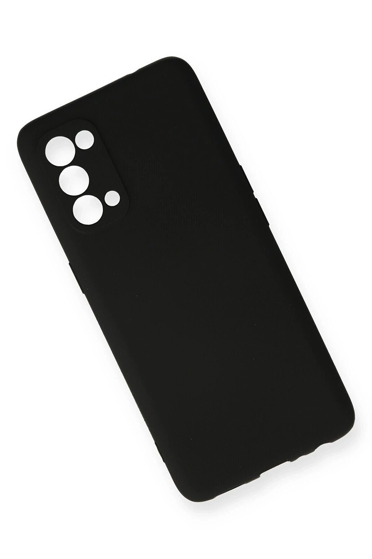 Oppo Reno 5 Pro Kılıf Fi̇rst Si̇li̇kon - Si̇yah - Dropx5830-8344