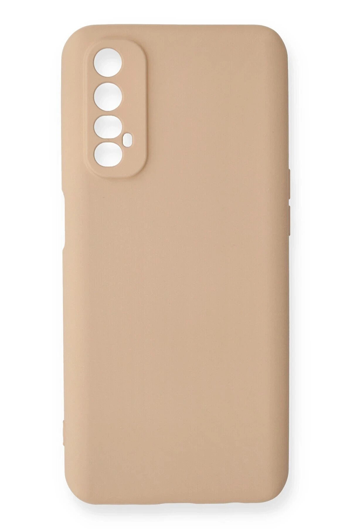CepteToptan Realme 7 Kılıf Nano içi Kadife Silikon - Pudra - DROPX3903-3362