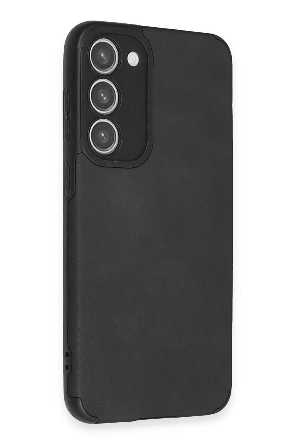 Samsung Galaxy S23 Plus Kılıf Loop Deri̇ Si̇li̇kon - Si̇yah - Dropx7107-2264