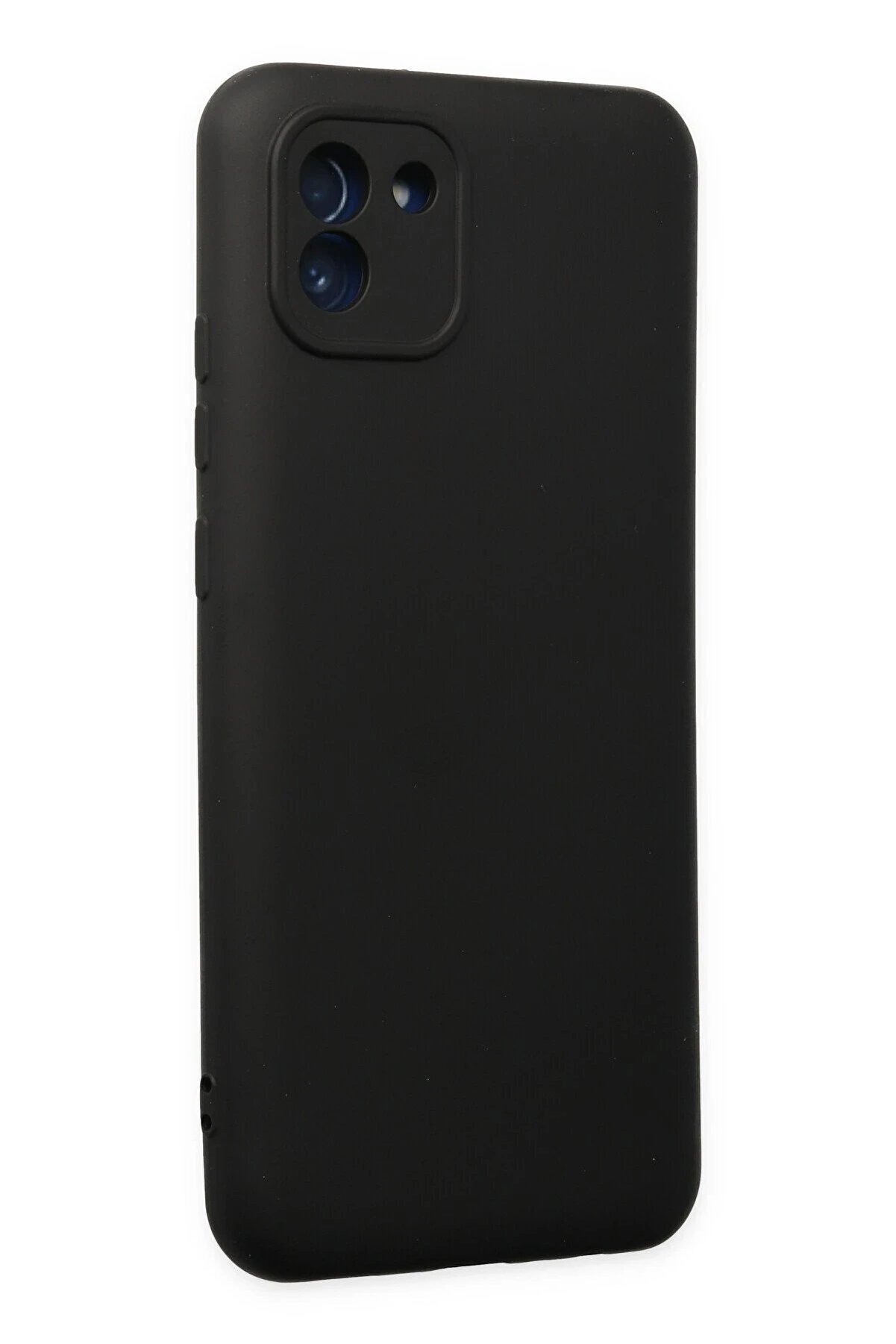 Samsung Galaxy A03 Kılıf Nano İçi̇ Kadi̇fe Si̇li̇kon - Si̇yah - Dropx8079-4822