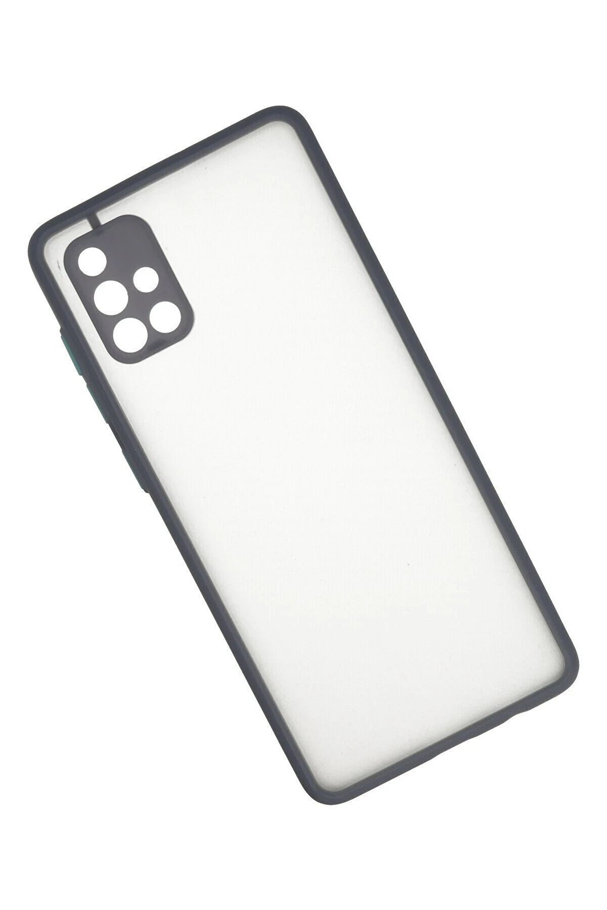 Samsung Galaxy A71 Kılıf Montreal Si̇li̇kon Kapak - Gri̇ - Dropx6935-6658