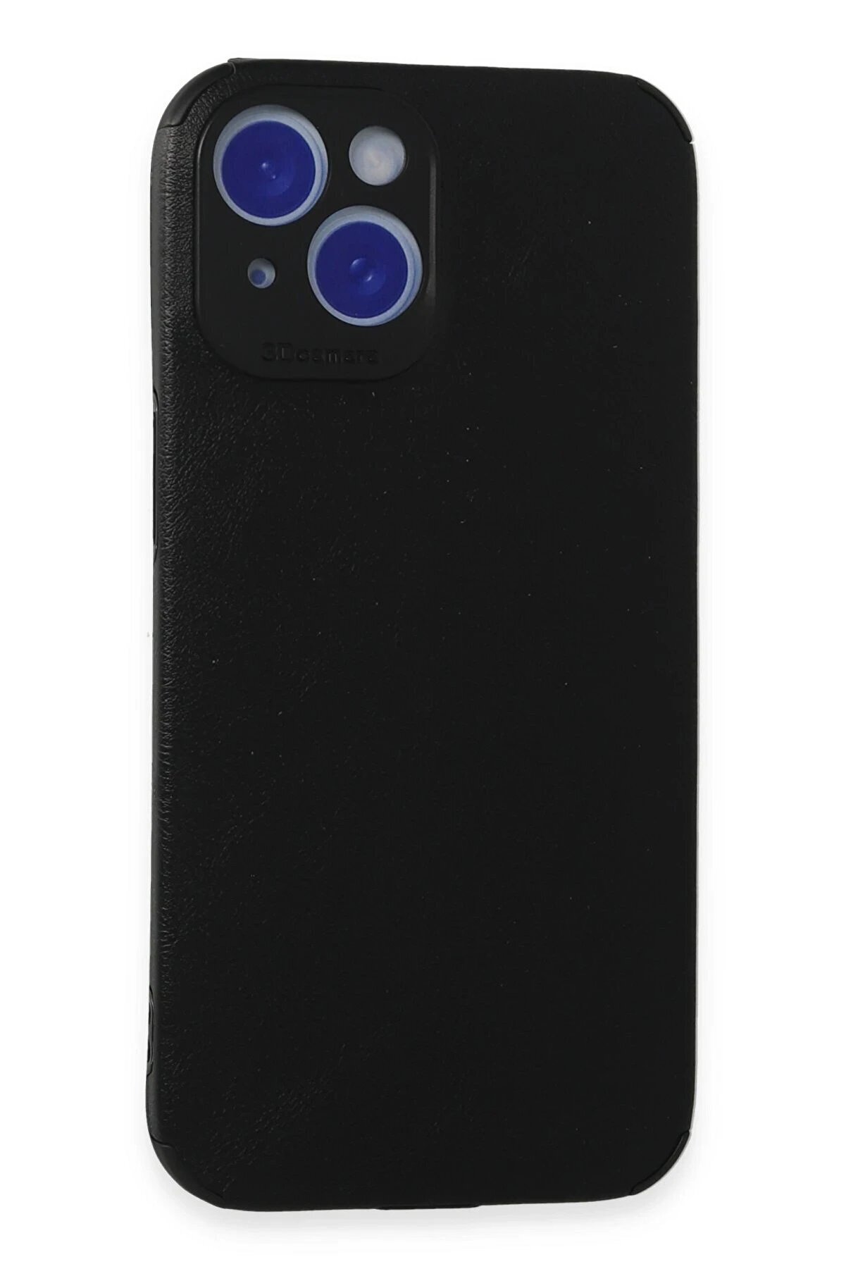 CepteToptan iPhone 15 Kılıf Loop Deri Silikon - Siyah - DROPX2380-1304