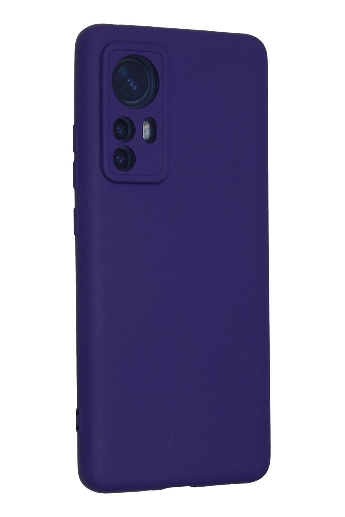 Xi̇aomi̇ Mi̇ 12 Kılıf Nano İçi̇ Kadi̇fe Si̇li̇kon - Mor - Dropx8386-6238