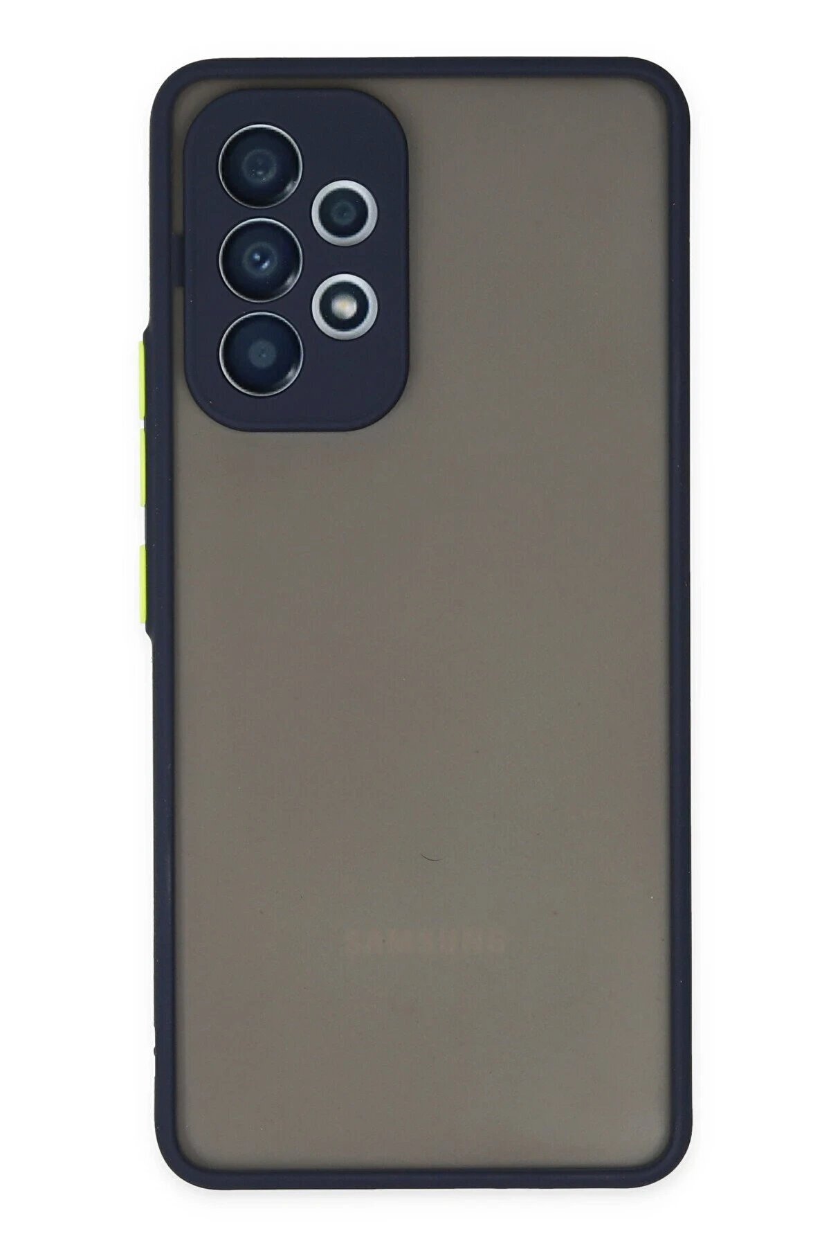 CepteToptan Samsung Galaxy A33 5G Kılıf Montreal Silikon Kapak - Lacivert - DROPX2538-3434