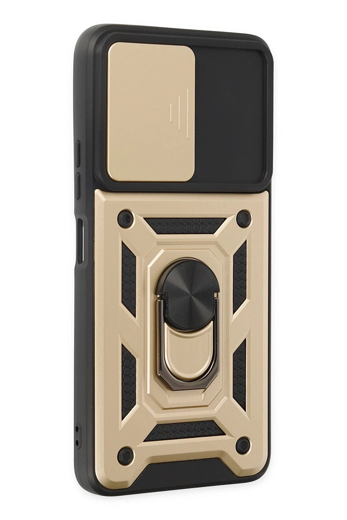 Xi̇aomi̇ Poco X3 Gt Kılıf Pars Lens Y&uuml;z&uuml;kl&uuml; Si̇li̇kon - Gold - Dropx1720-5214