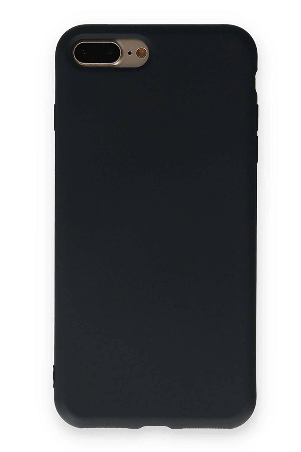 CepteToptan iPhone 7 Plus Kılıf Nano içi Kadife Silikon - Siyah - DROPX8557-6167