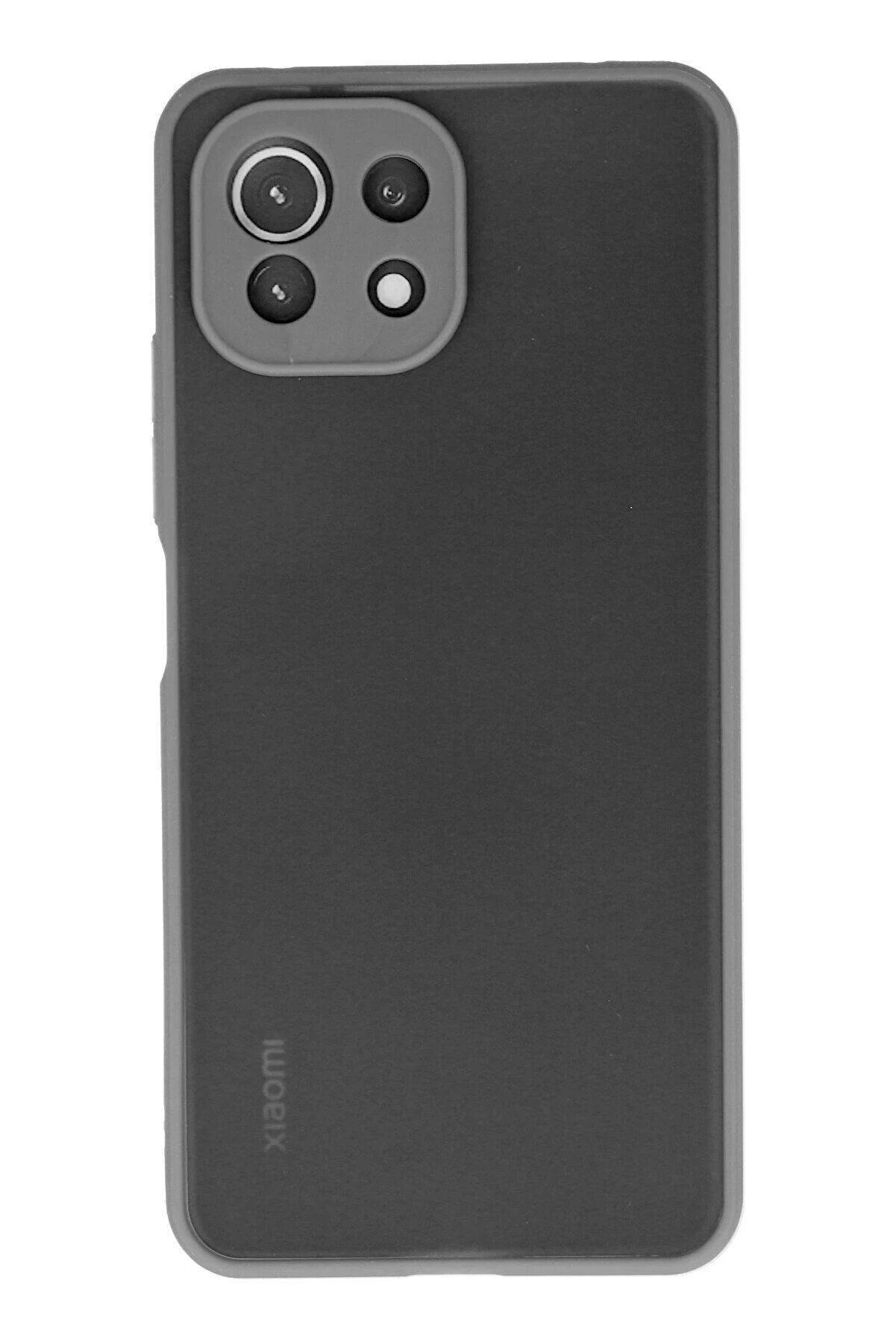 CepteToptan Xiaomi Mİ 11 Lite Kılıf Montreal Silikon Kapak - Gri - DROPX1109-6568
