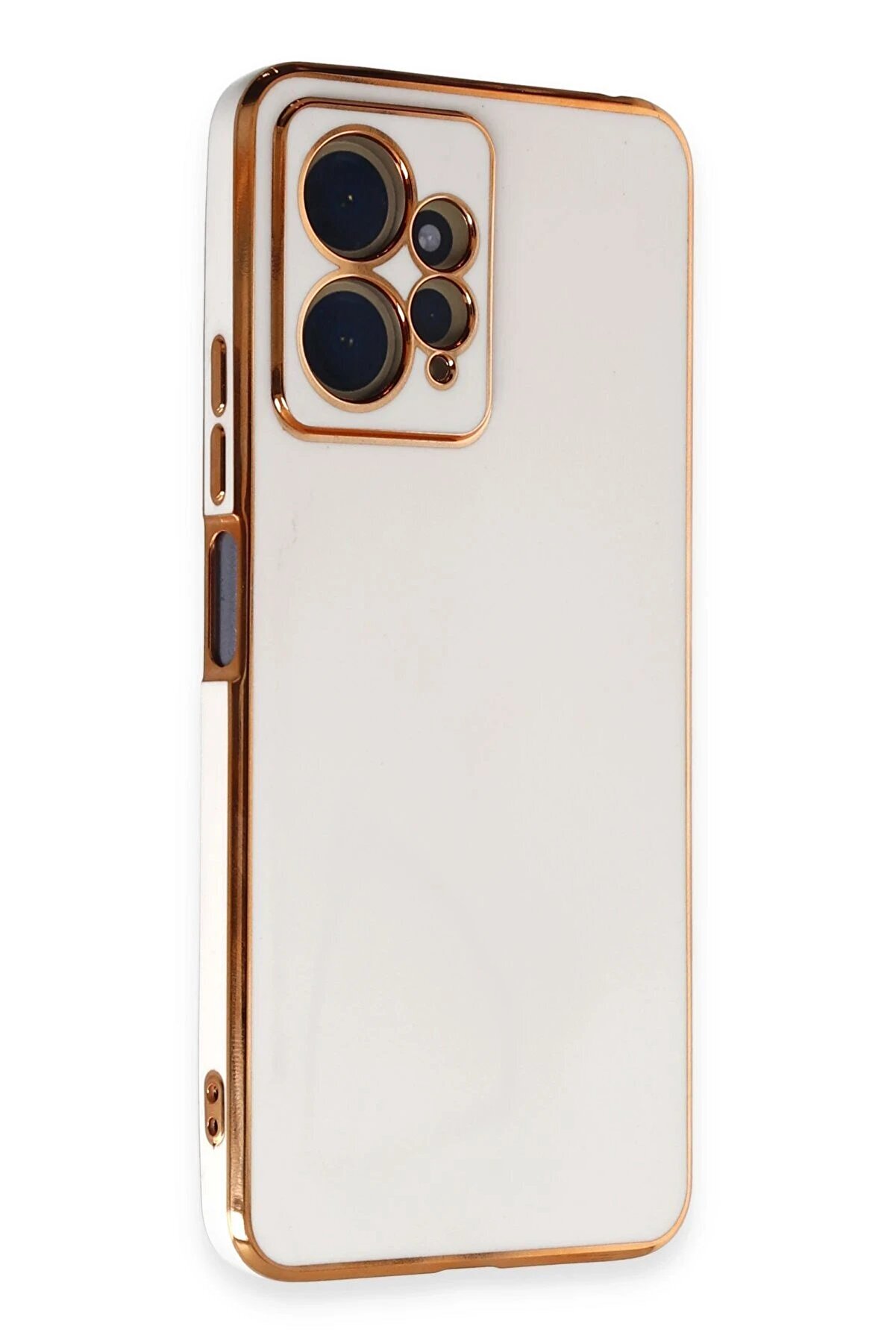 Xi̇aomi̇ Redmi̇ Note 12 4G Kılıf Volet Si̇li̇kon - Beyaz - Dropx7984-5688