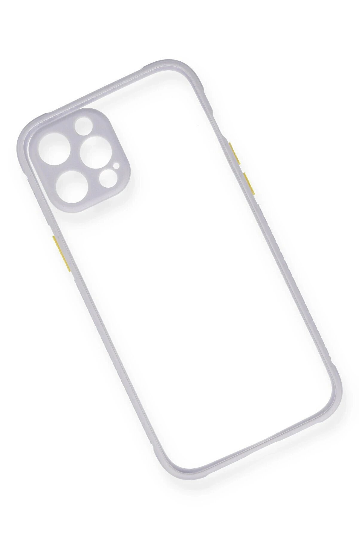 İphone 12 Pro Kılıf Mi̇ami̇ Şeffaf Si̇li̇kon - Li̇la - Dropx1237-6922