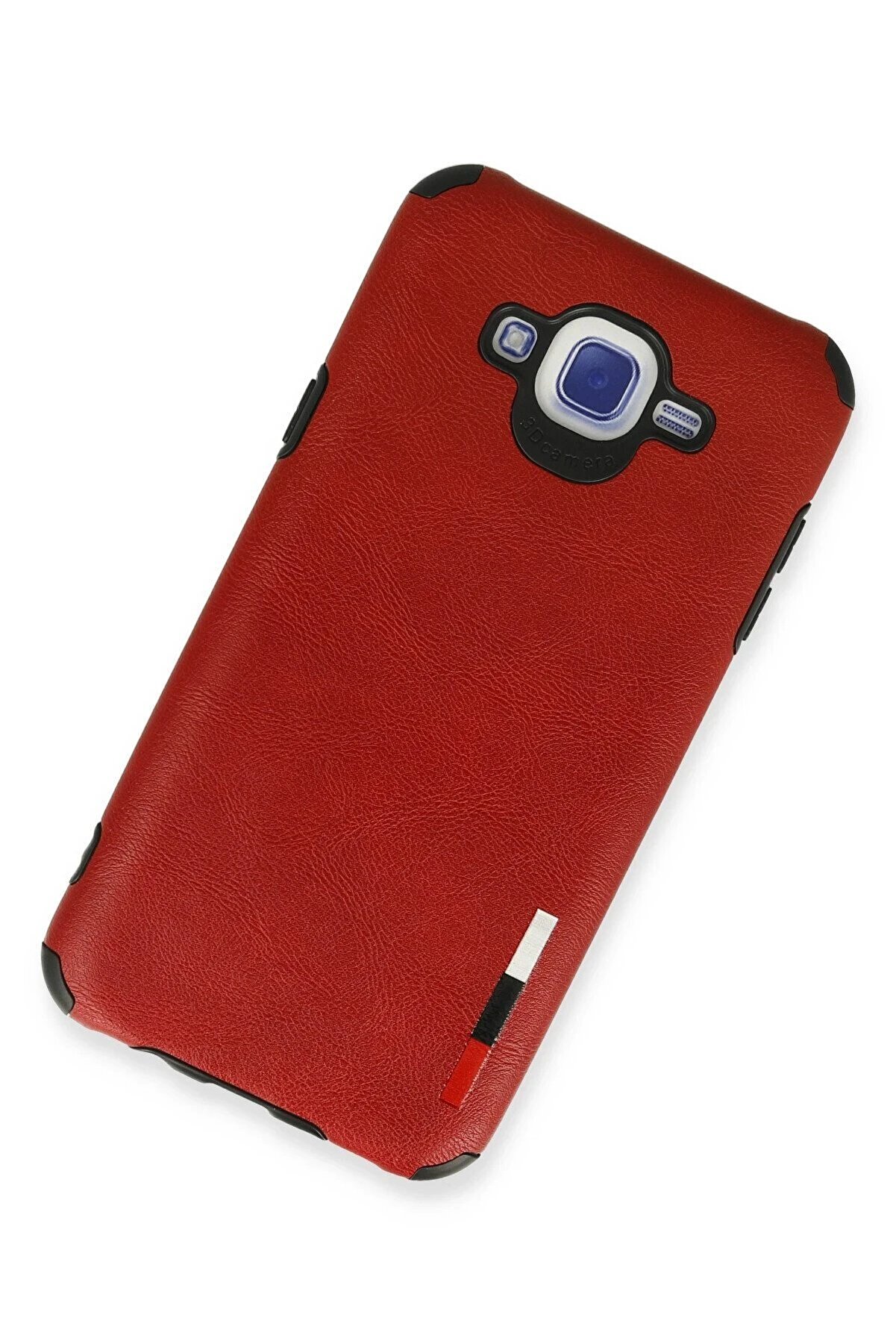 Samsung Galaxy J7 Kılıf Loop Deri̇ Si̇li̇kon - Kırmızı - Dropx7501-5354