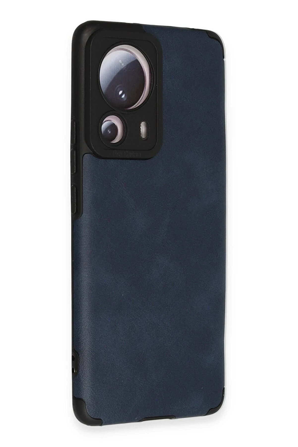 Xi̇aomi̇ Mi̇ 13 Li̇te Kılıf Loop Deri̇ Si̇li̇kon - Laci̇vert - Dropx6471-3140