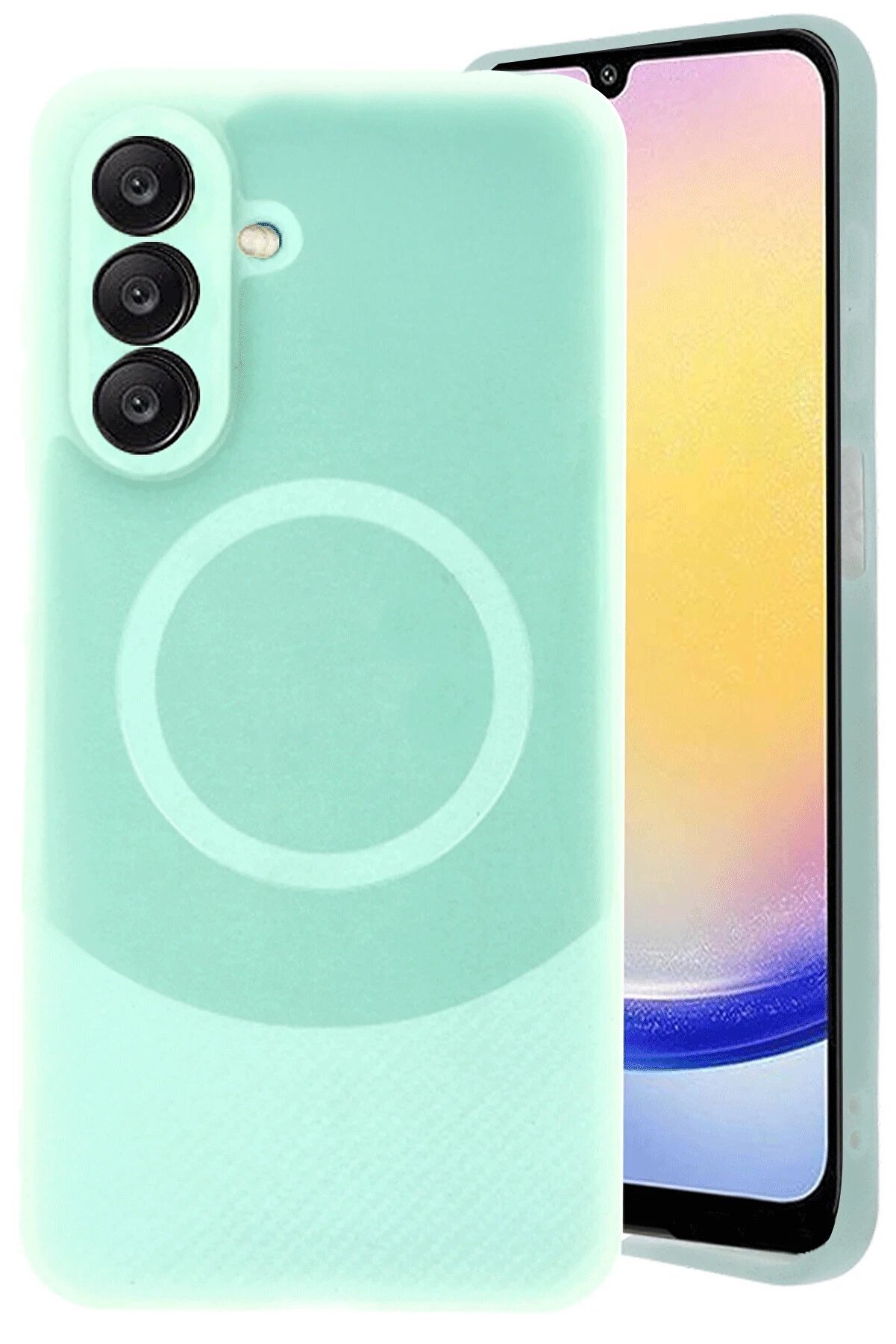 CepteToptan Samsung A26 Kılıf Maya Karbon Kapak - Su Yeşili - DROPX9708-2546