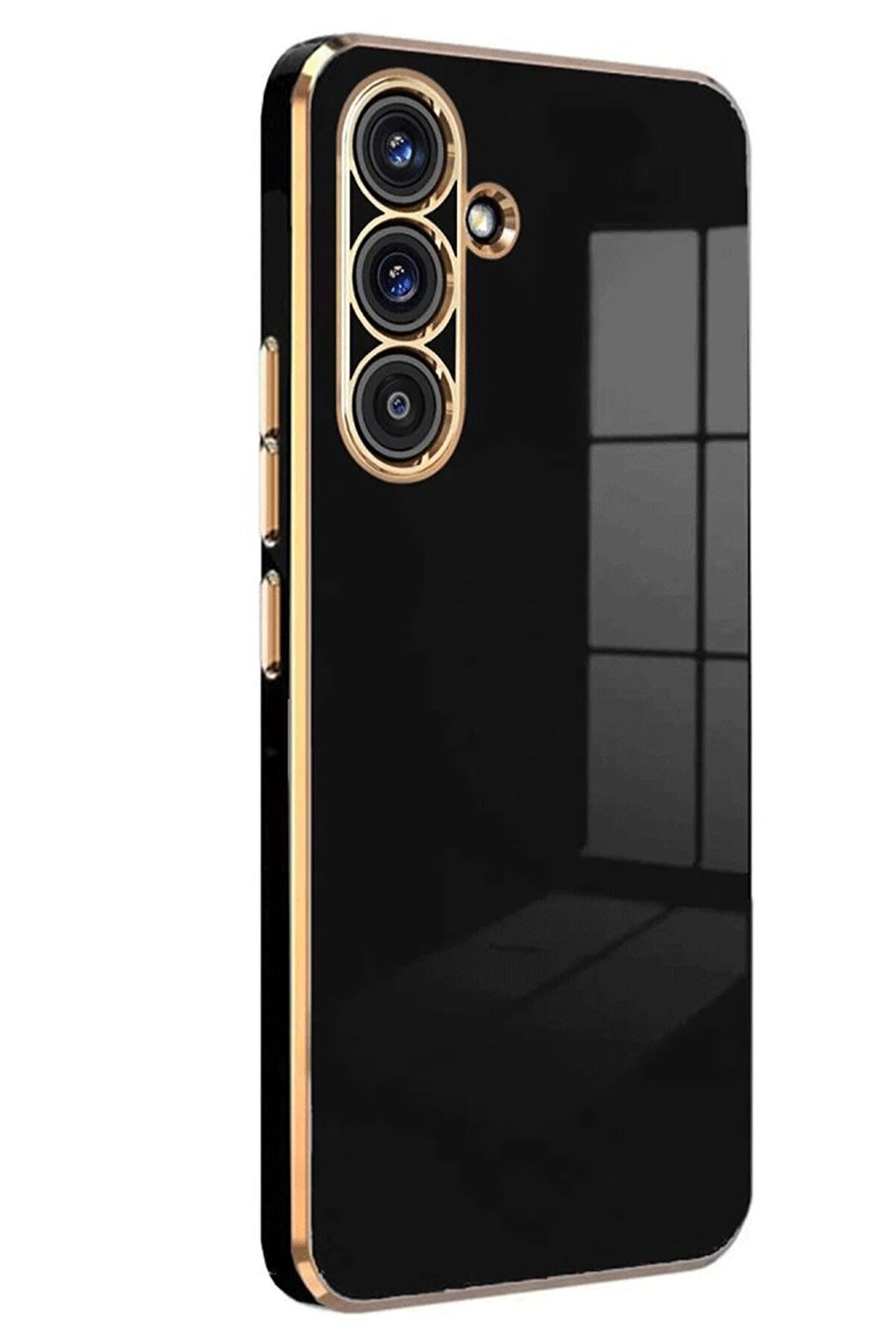 CepteToptan Samsung Galaxy M34 5G Kılıf Volet Silikon - Siyah - DROPX2167-6244