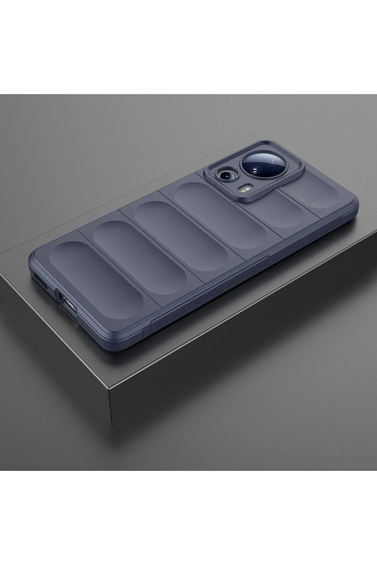 Xi̇aomi̇ Mi̇ 13 Li̇te Kılıf Opti̇mum Si̇li̇kon - Laci̇vert - Dropx7023-2599